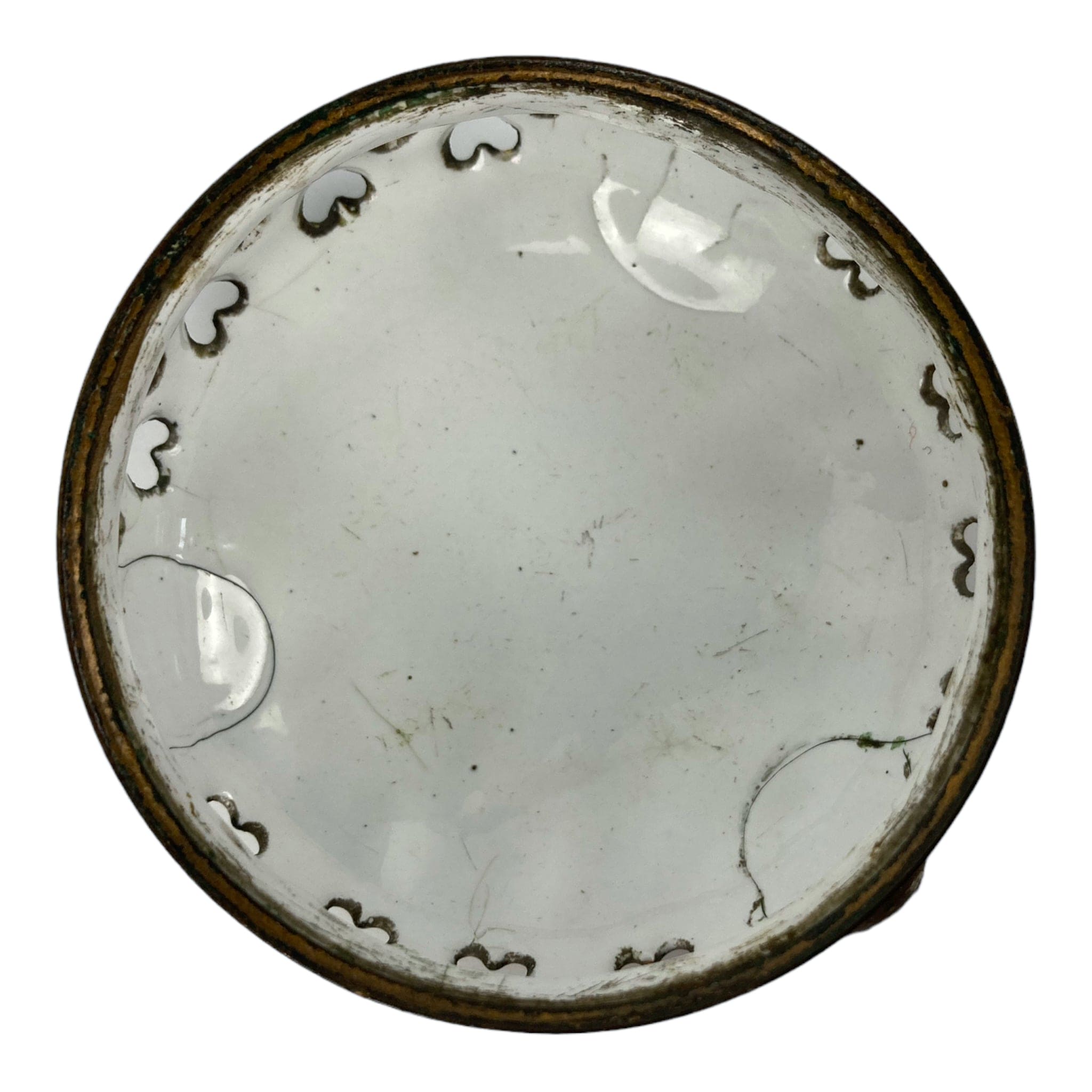 Battersea paire salerons cuivre émaillé