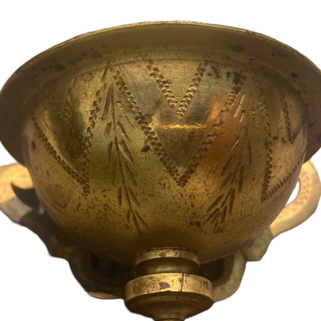 ancien bénitier Christ en médaillon