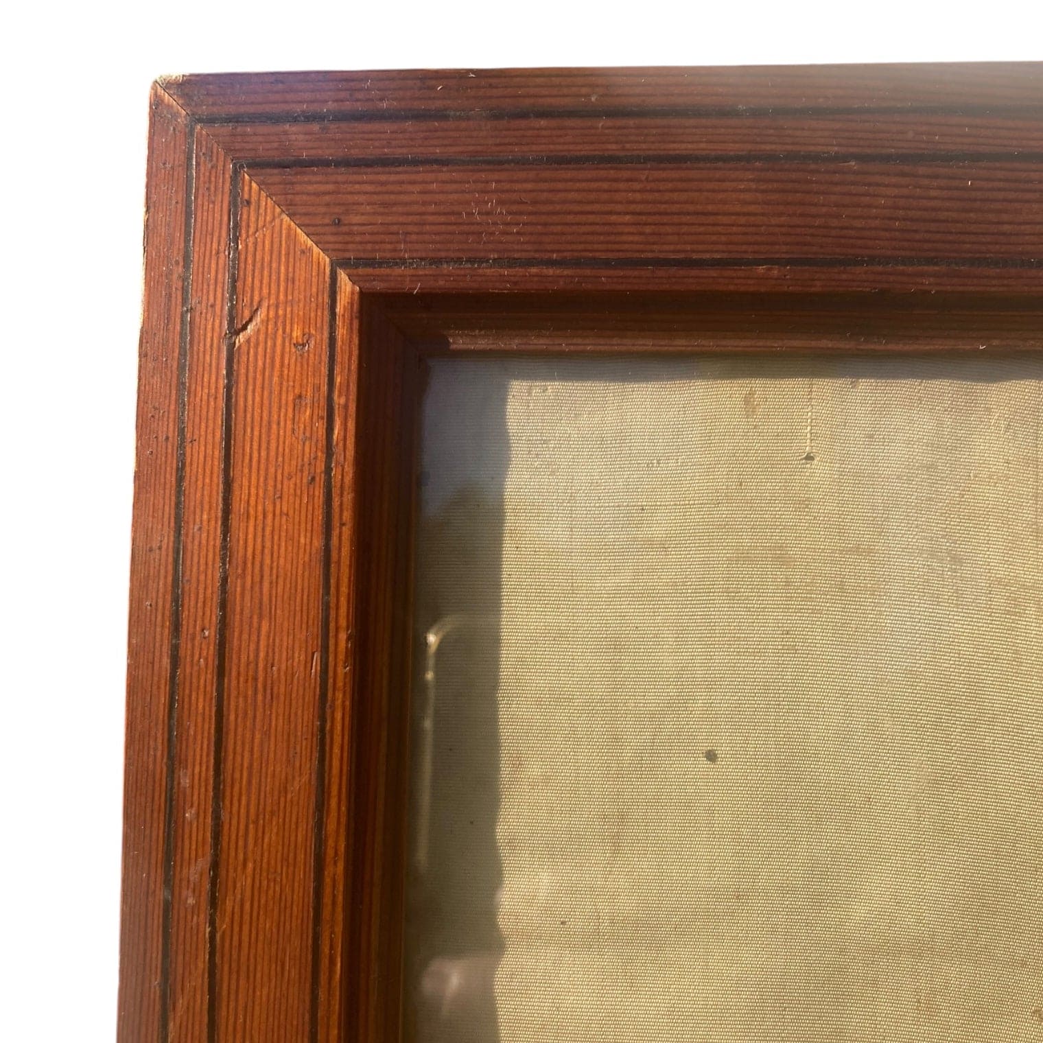 Broderie sur soie ancienne  allégorie de la Force