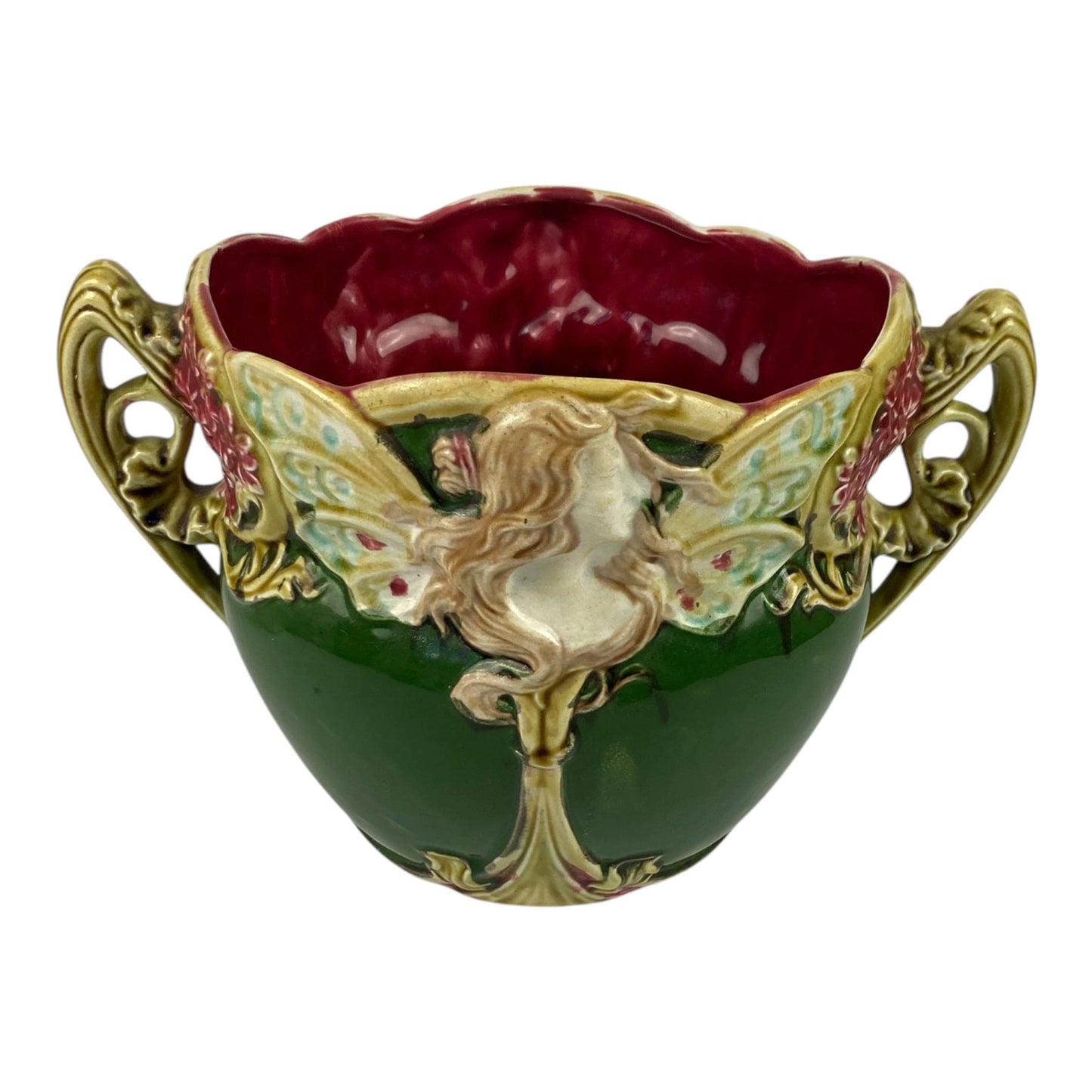 cache-pot en babotine Art Nouveau