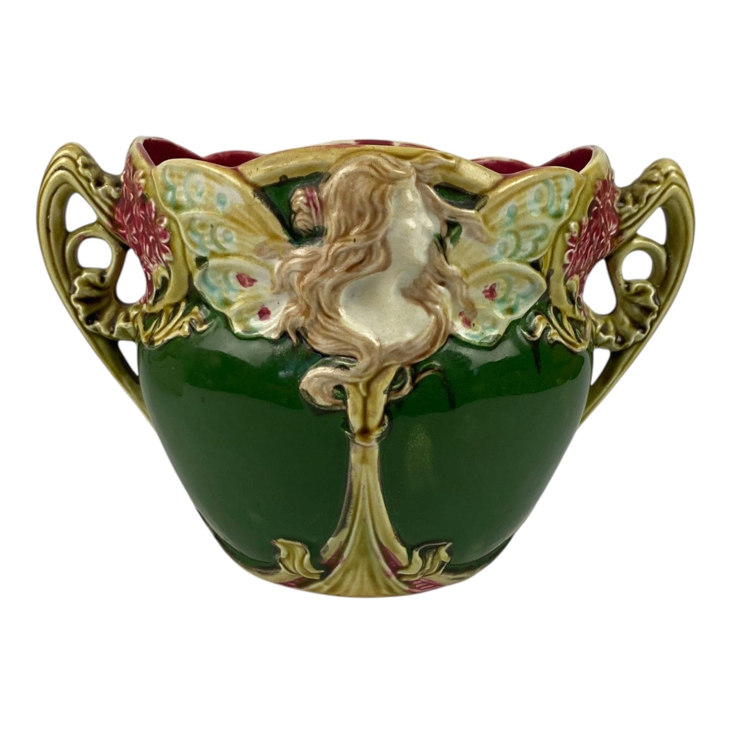 cache-pot en babotine Art Nouveau