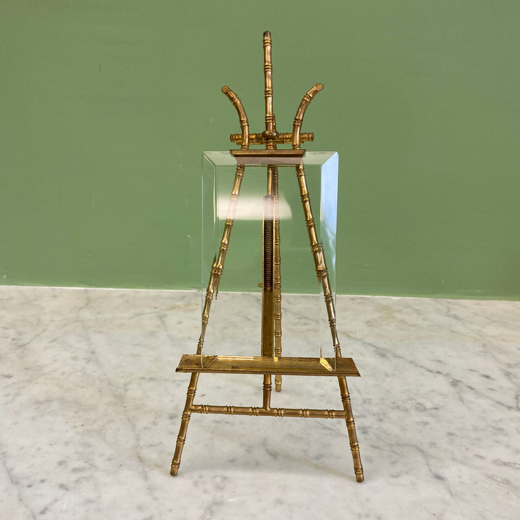 Ancien cadre photo chevalet en bronze