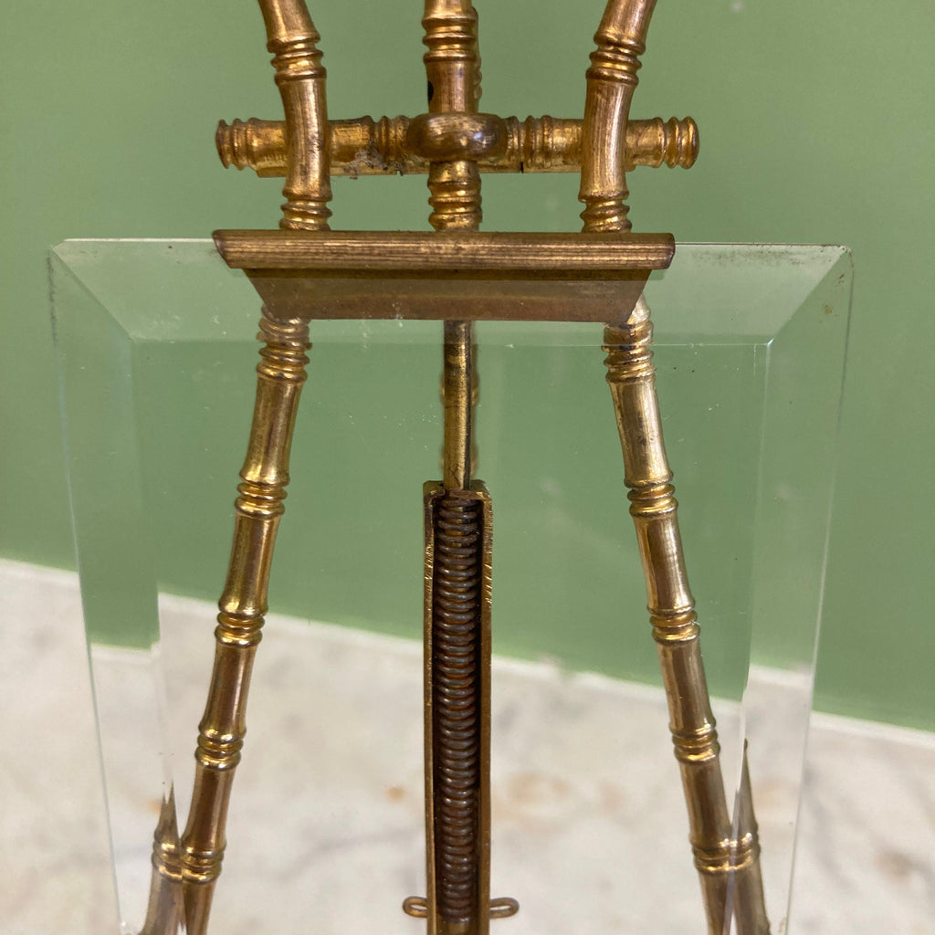 Ancien cadre photo chevalet en bronze