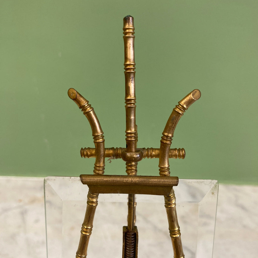 Ancien cadre photo chevalet en bronze