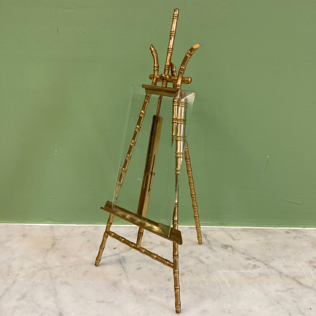 Ancien cadre photo chevalet en bronze