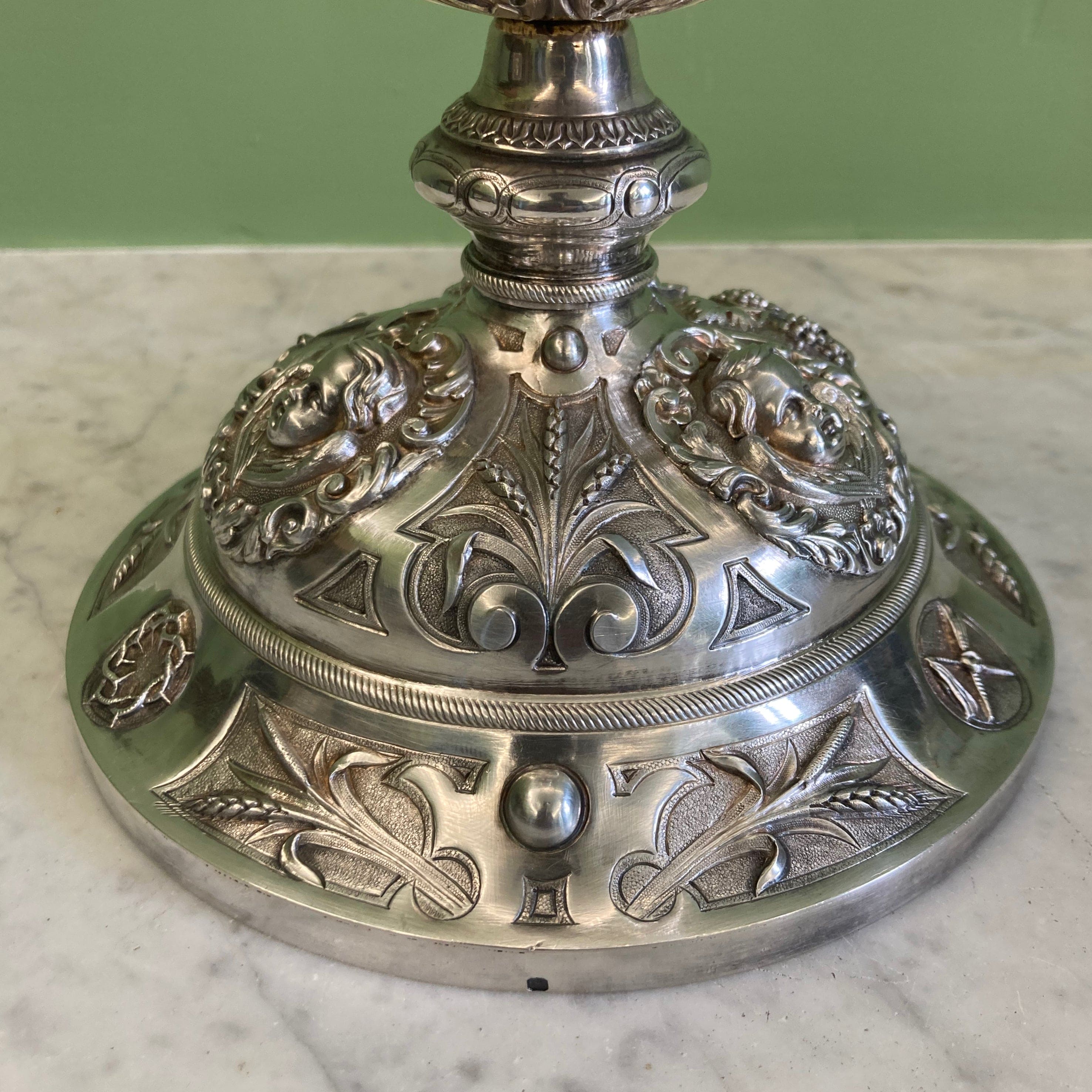 Calice en argent massif et vermeil par Favier