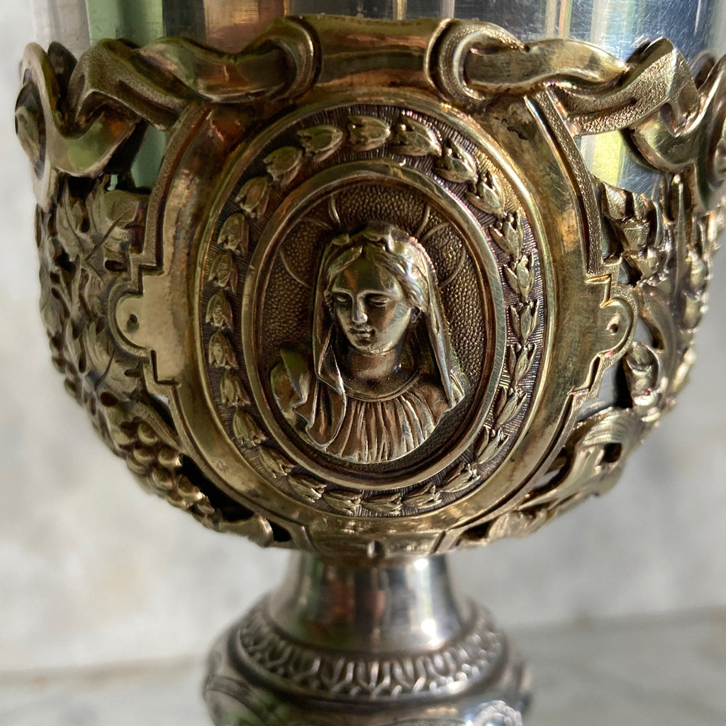 Calice en argent massif et vermeil par Favier
