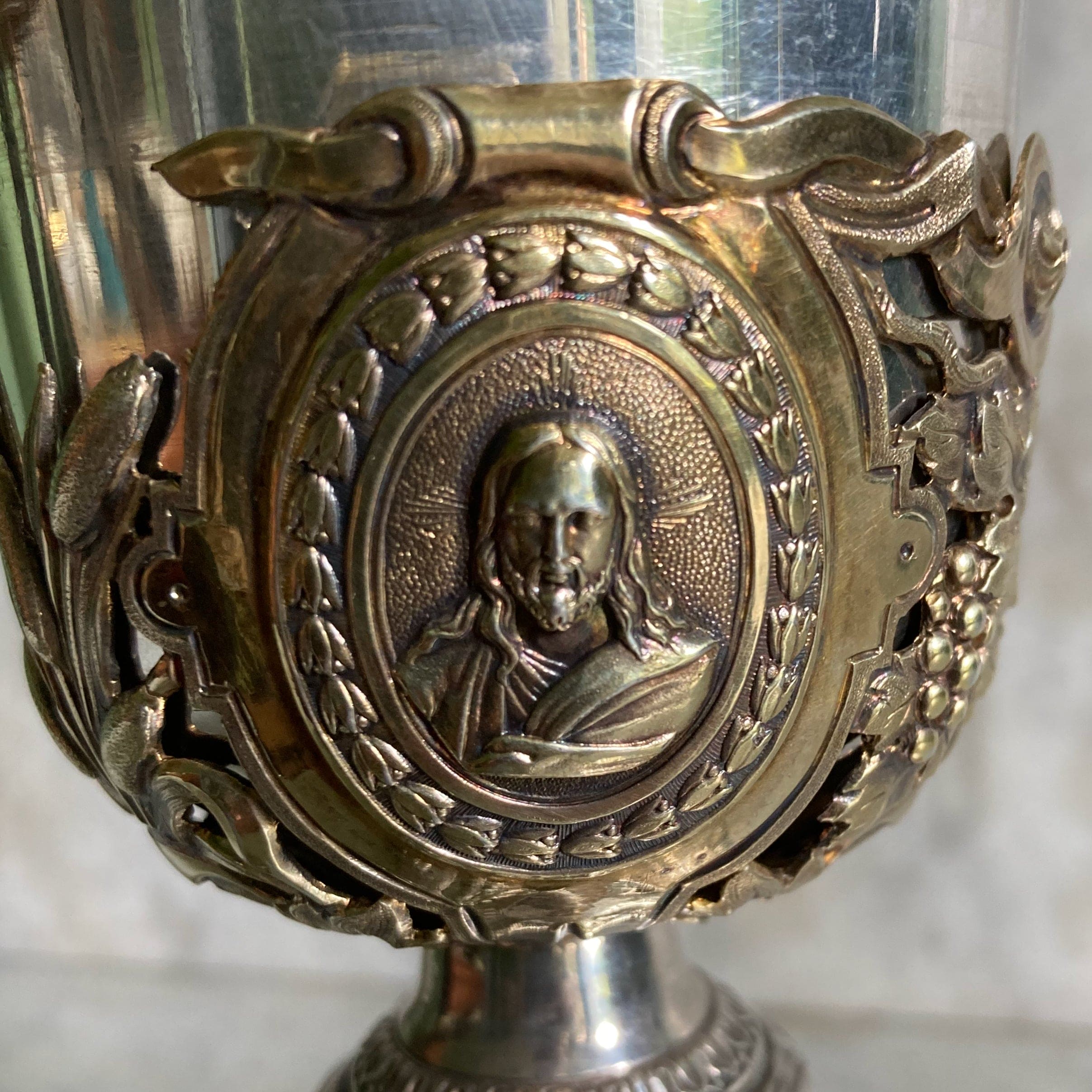 Calice en argent massif et vermeil par Favier