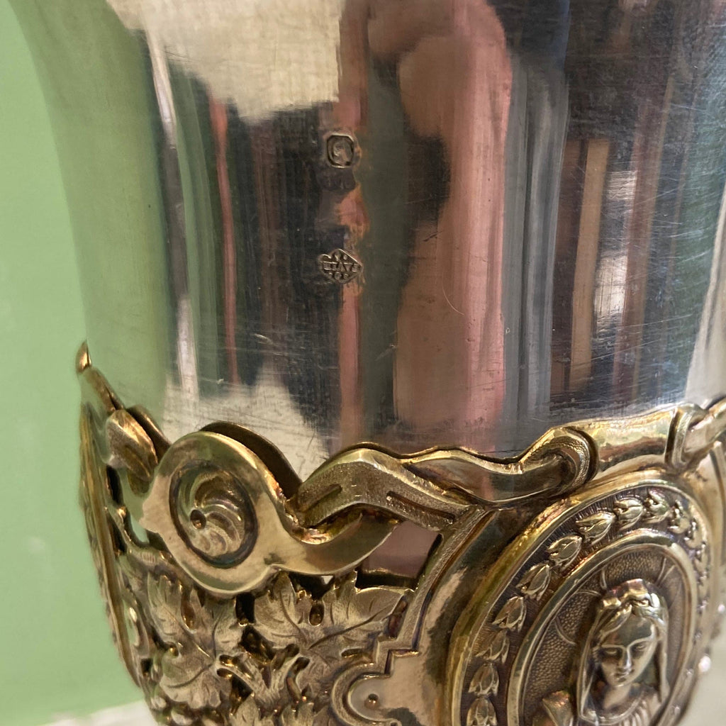 Calice en argent massif et vermeil par Favier