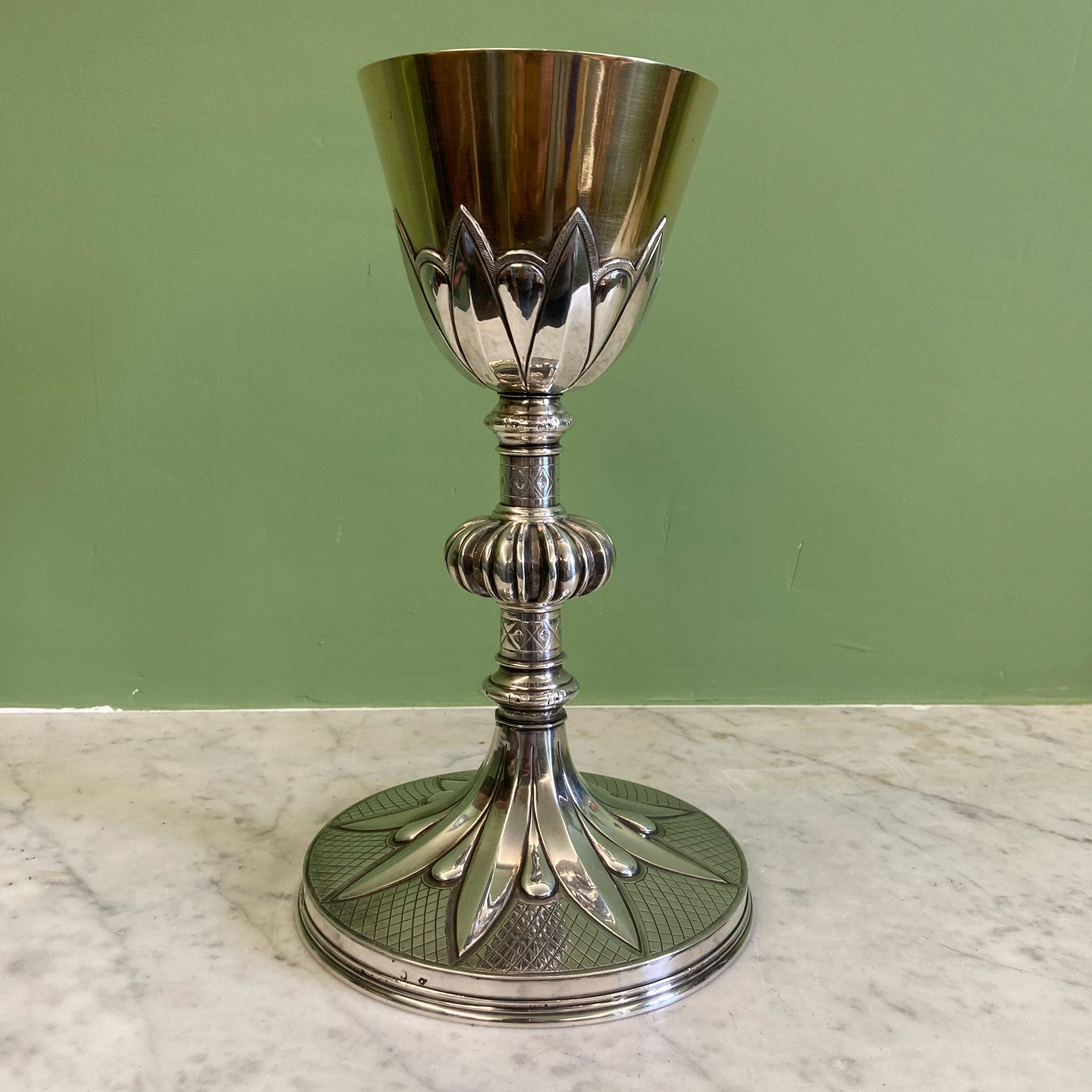 Ancien Calice de la Maison Favier en Argent massif et vermeil