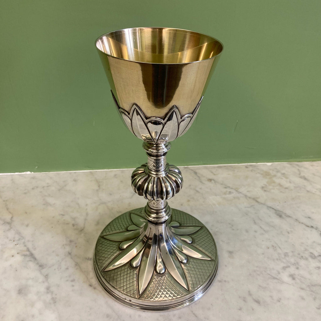 Ancien Calice de la Maison Favier en Argent massif et vermeil