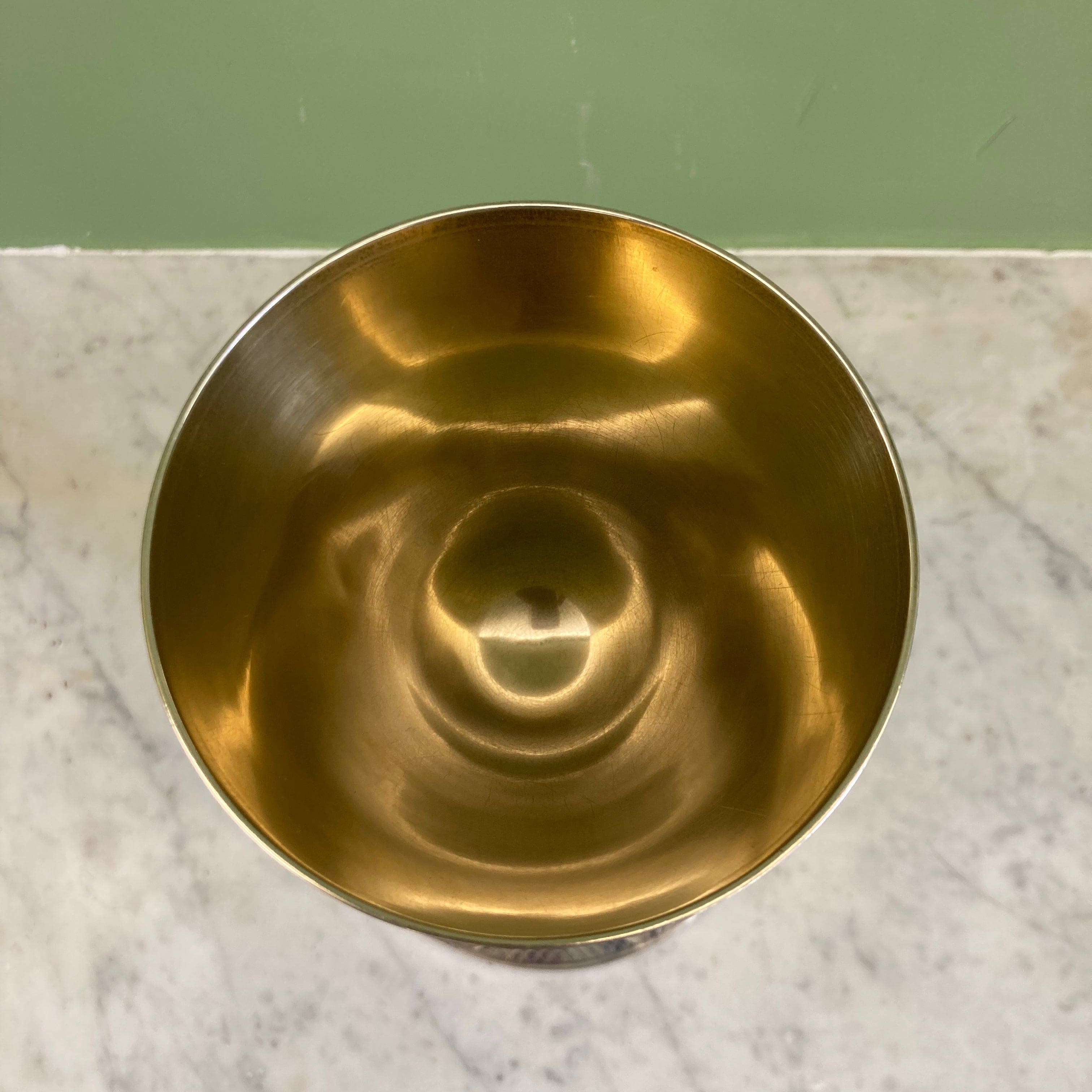 Ancien Calice de la Maison Favier en Argent massif et vermeil