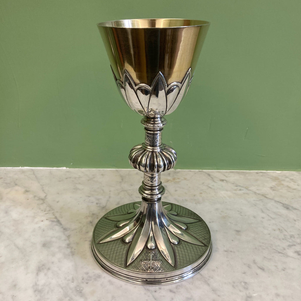 Ancien Calice de la Maison Favier en Argent massif et vermeil