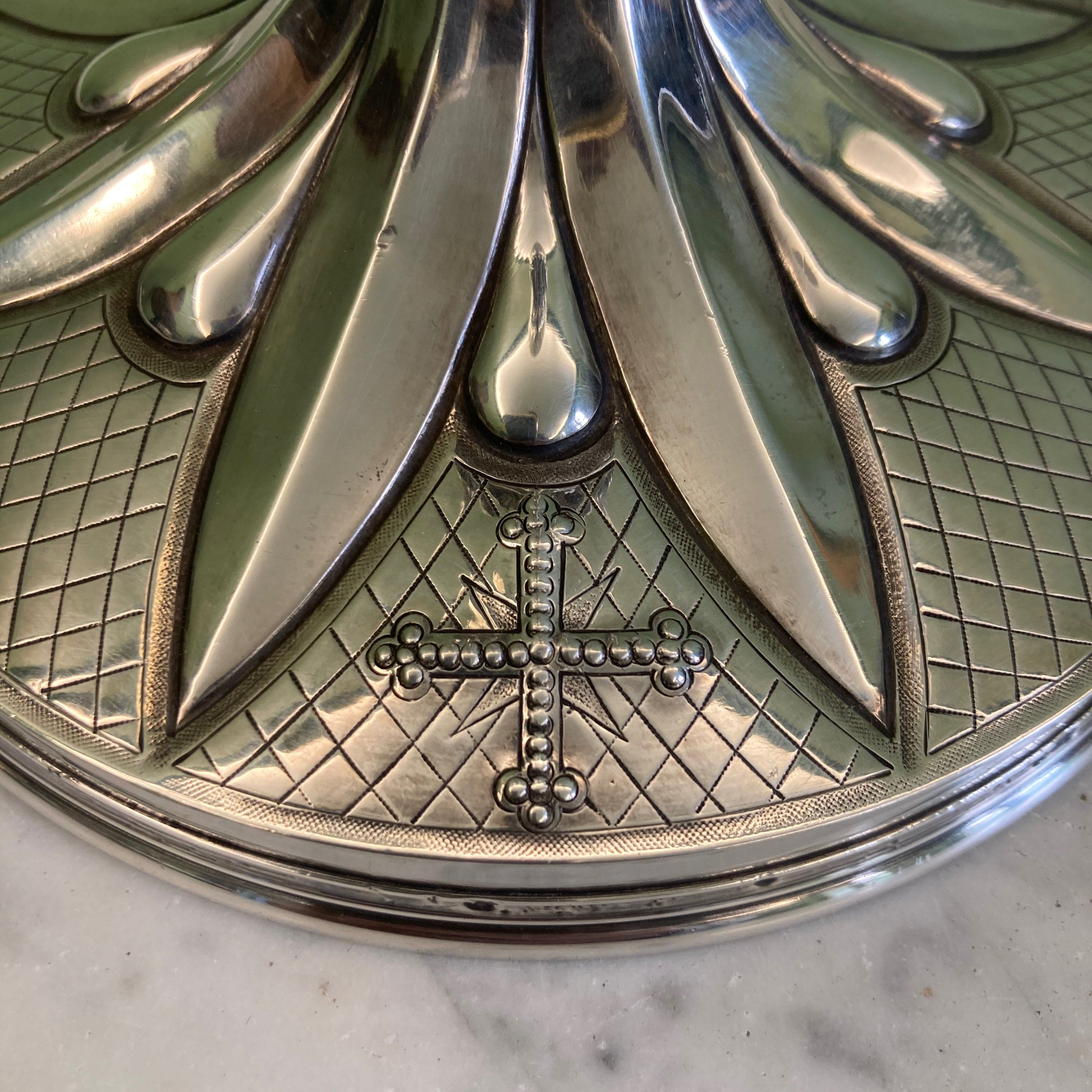 Ancien Calice de la Maison Favier en Argent massif et vermeil