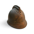 Ancien casque de Sapeur Pompier modèle 1895 en laiton.