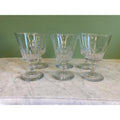 Saint-Louis 6 verres caton en cristal