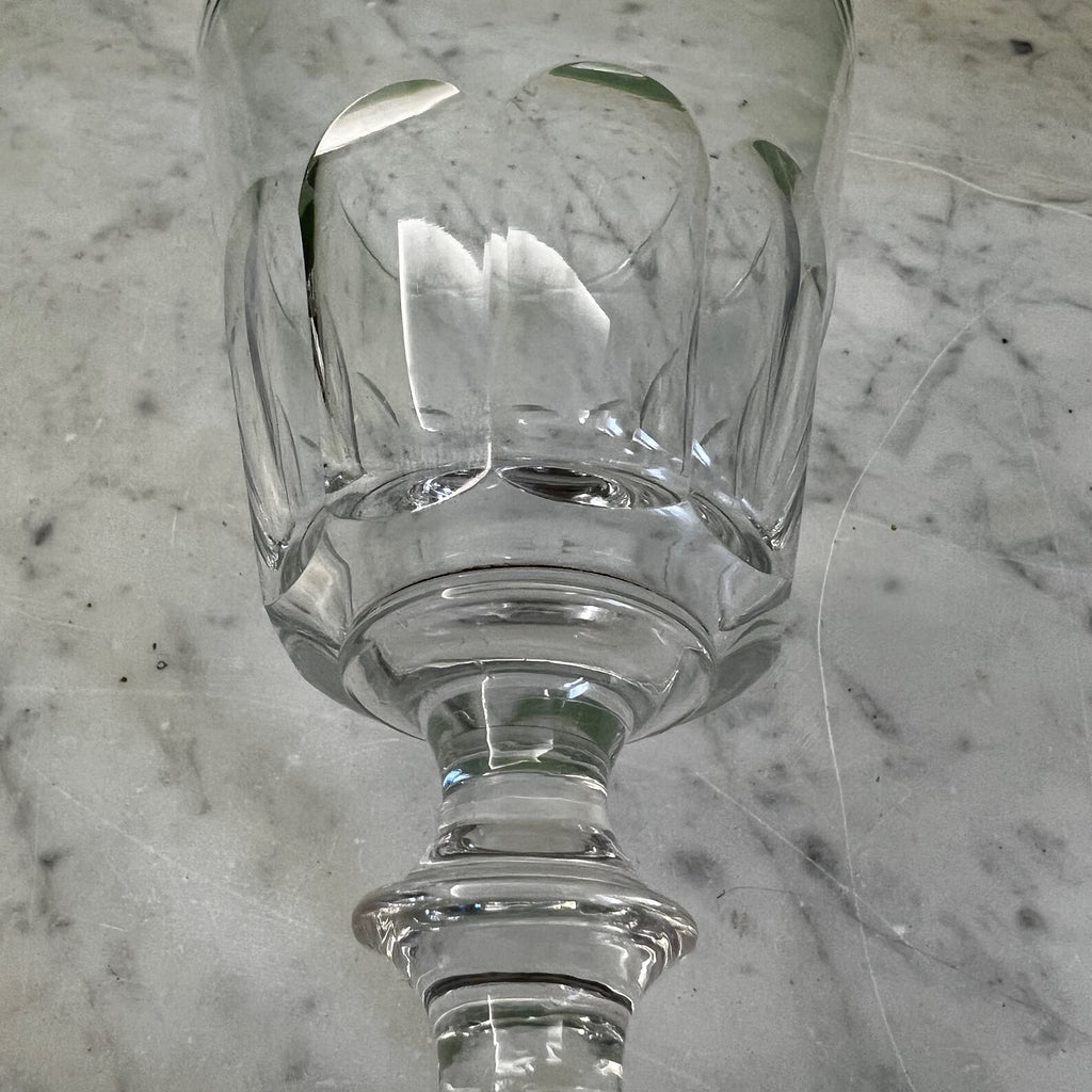 2 verres cristal Saint Louis Caton