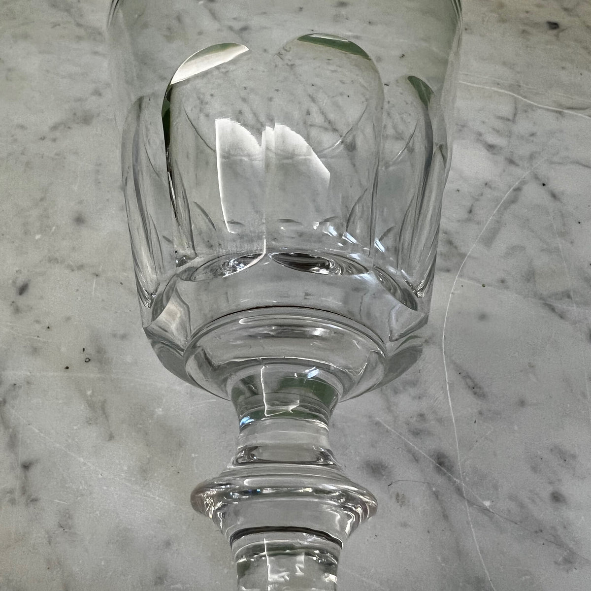 2 verres cristal Saint Louis Caton