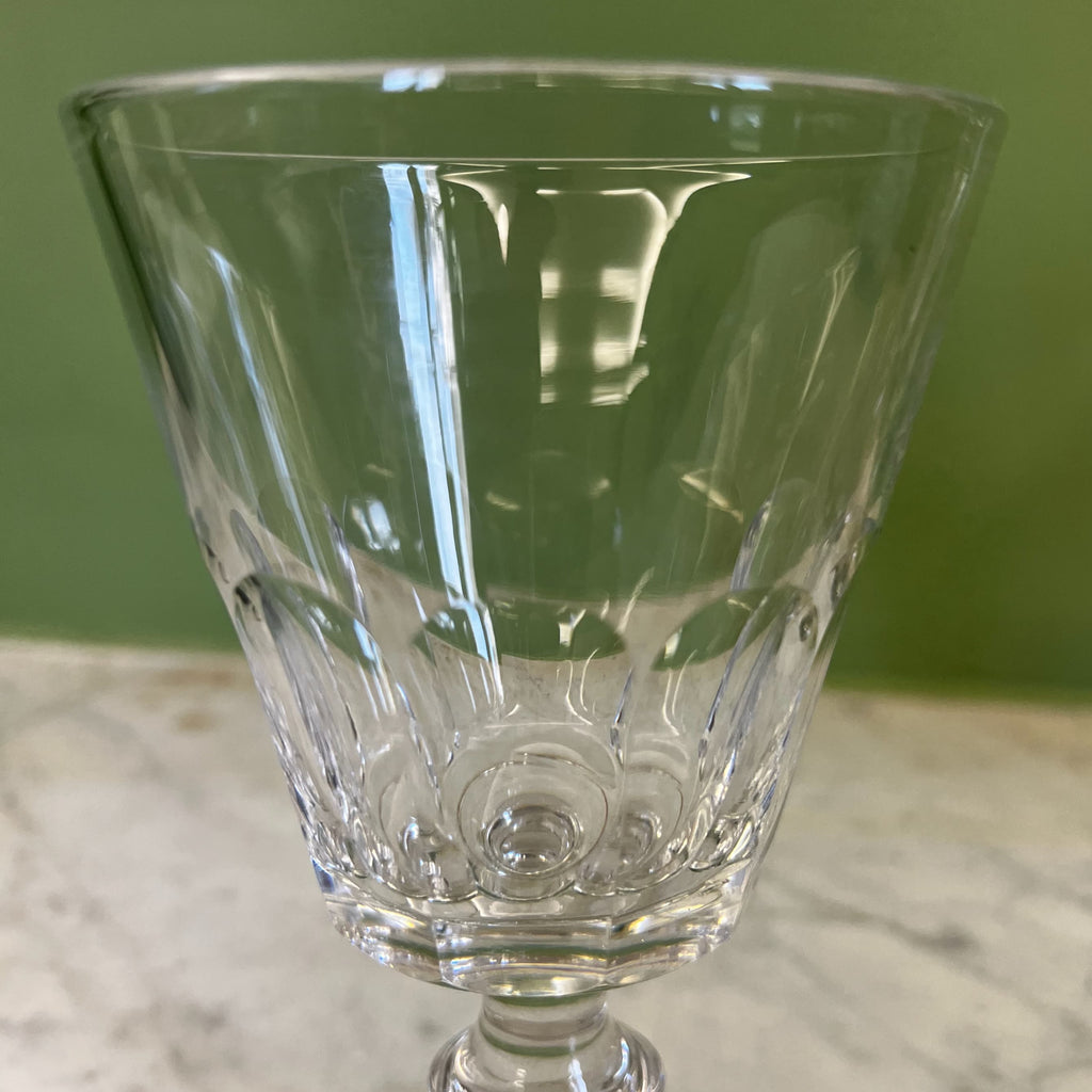 2 verres cristal Saint Louis Caton