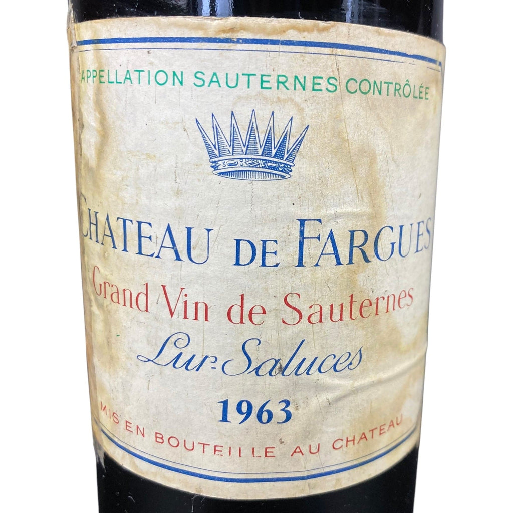 Chateau de Fargues Lur Saluces 1963