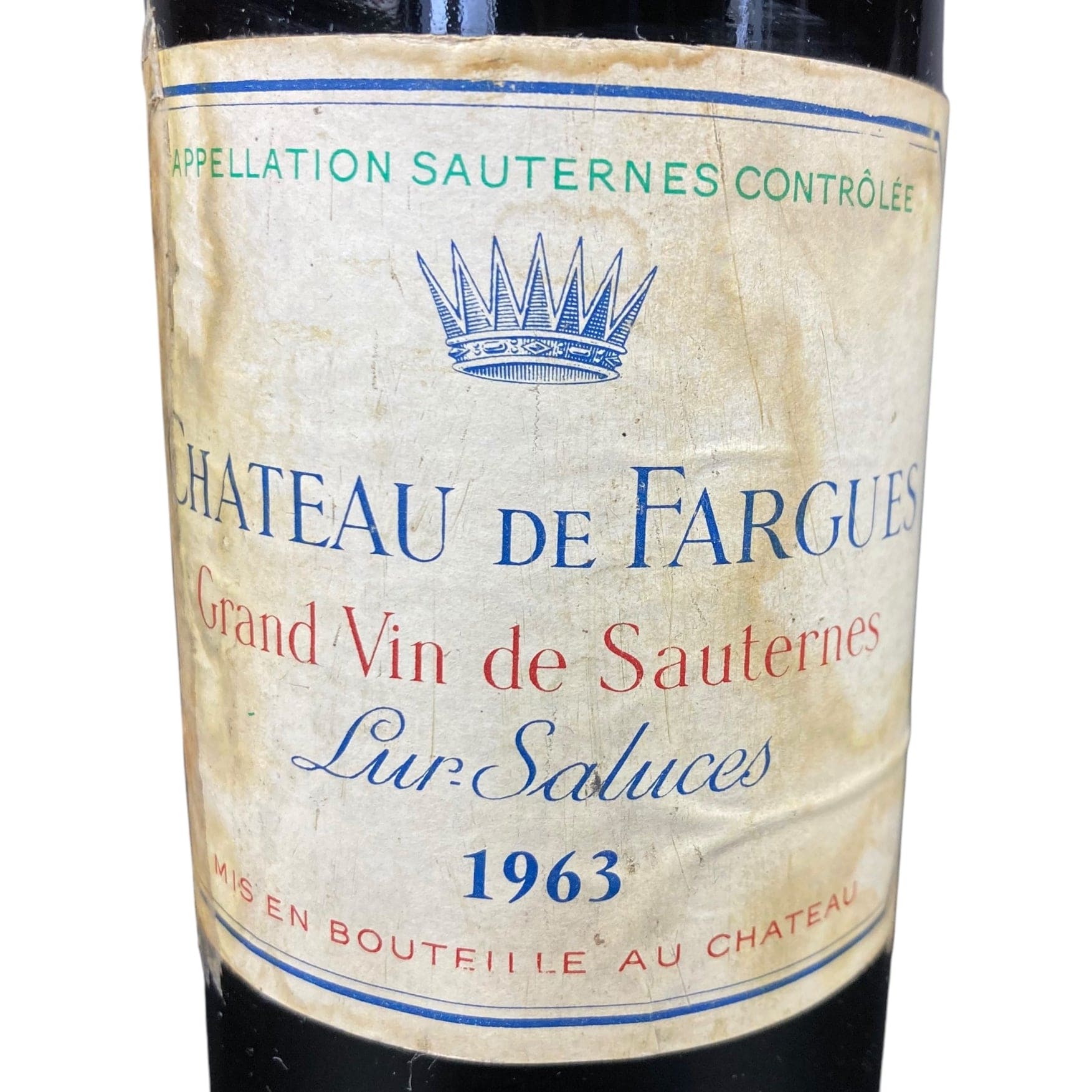 Chateau de Fargues Lur Saluces 1963