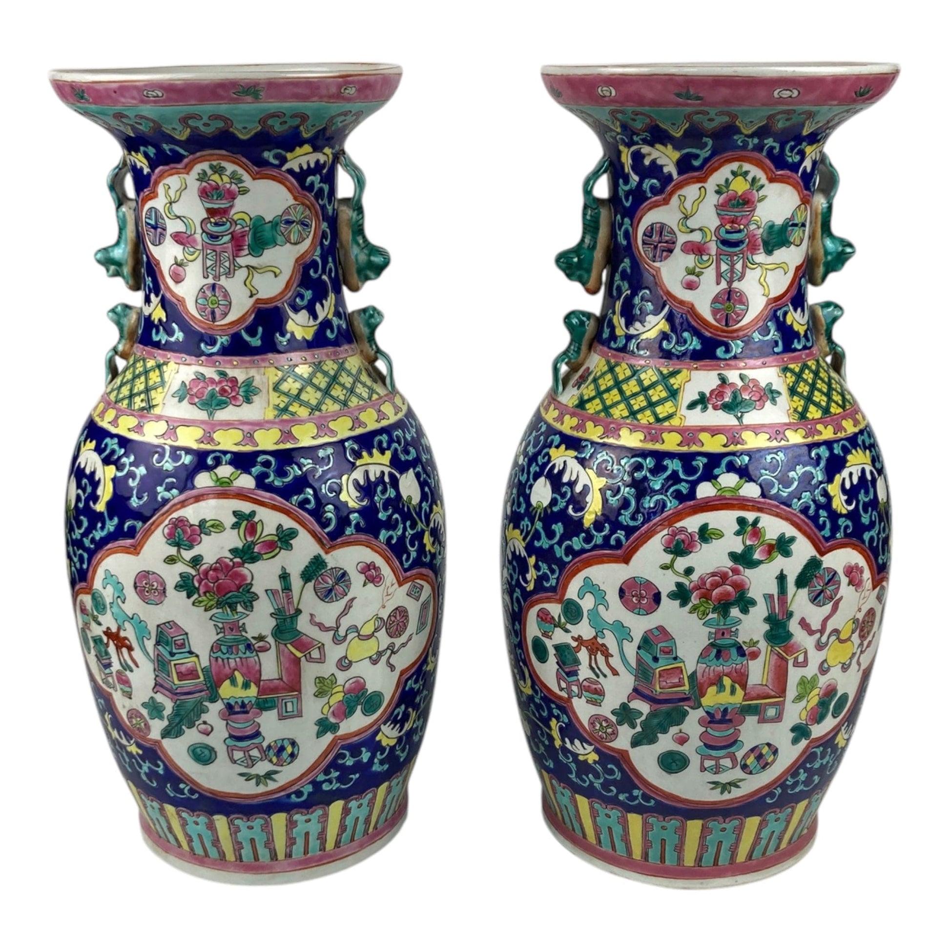 Paire de vases 20e Chine