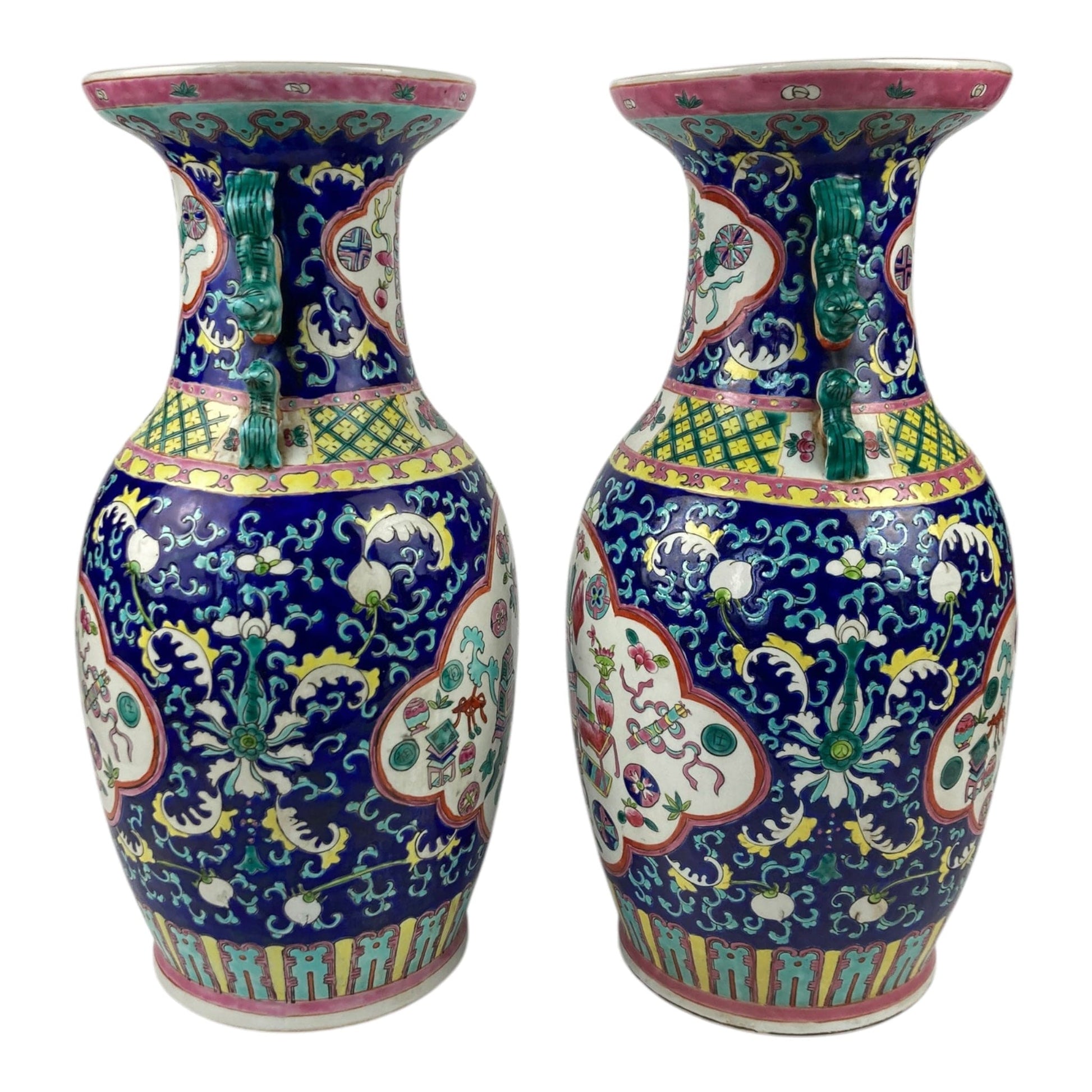 Paire de vases 20e Chine