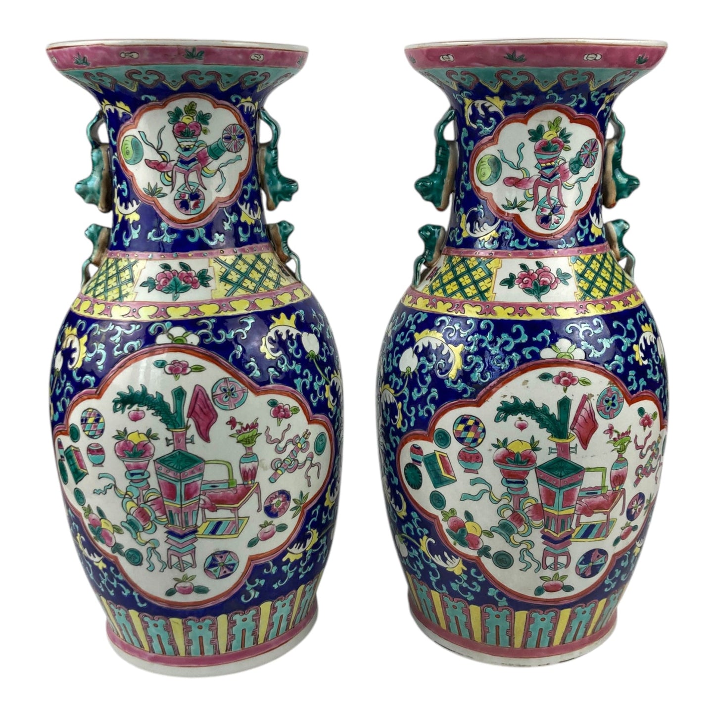 Paire de vases 20e Chine