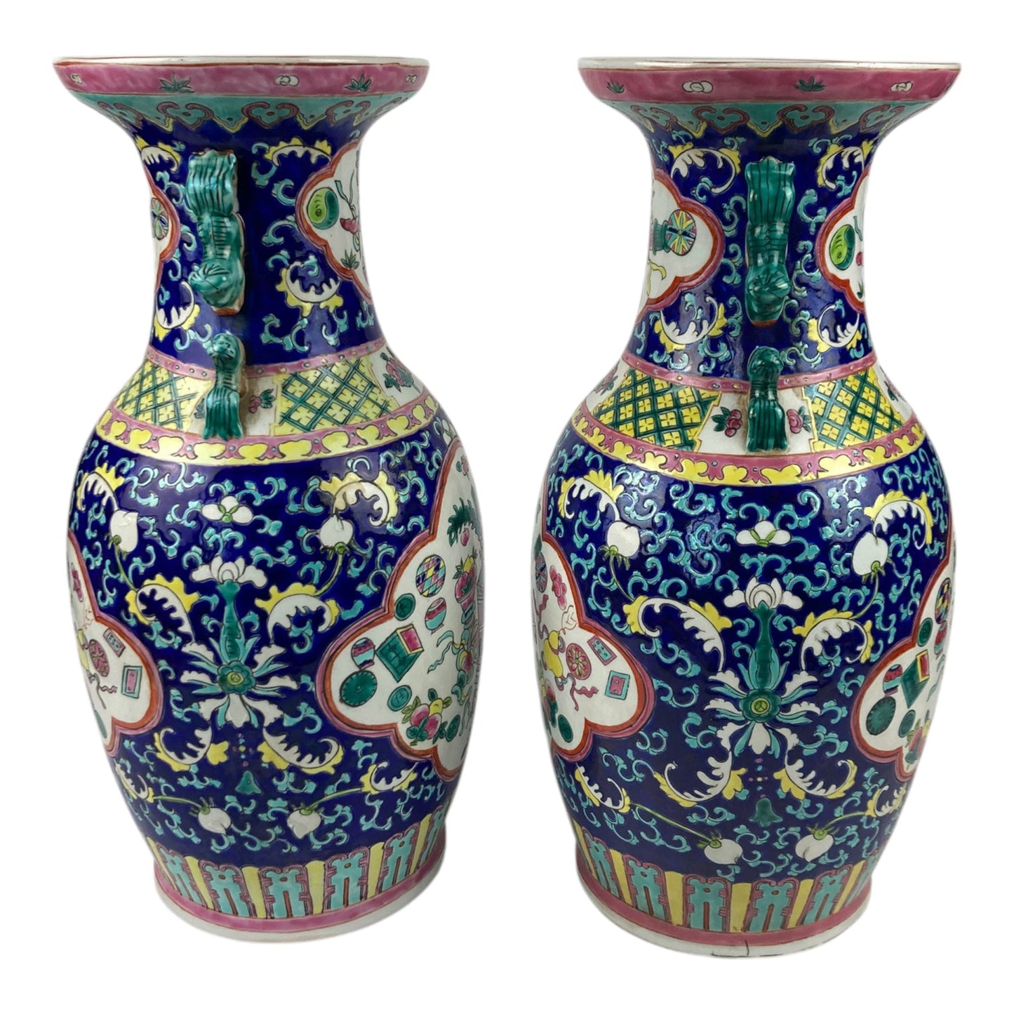 Paire de vases 20e Chine