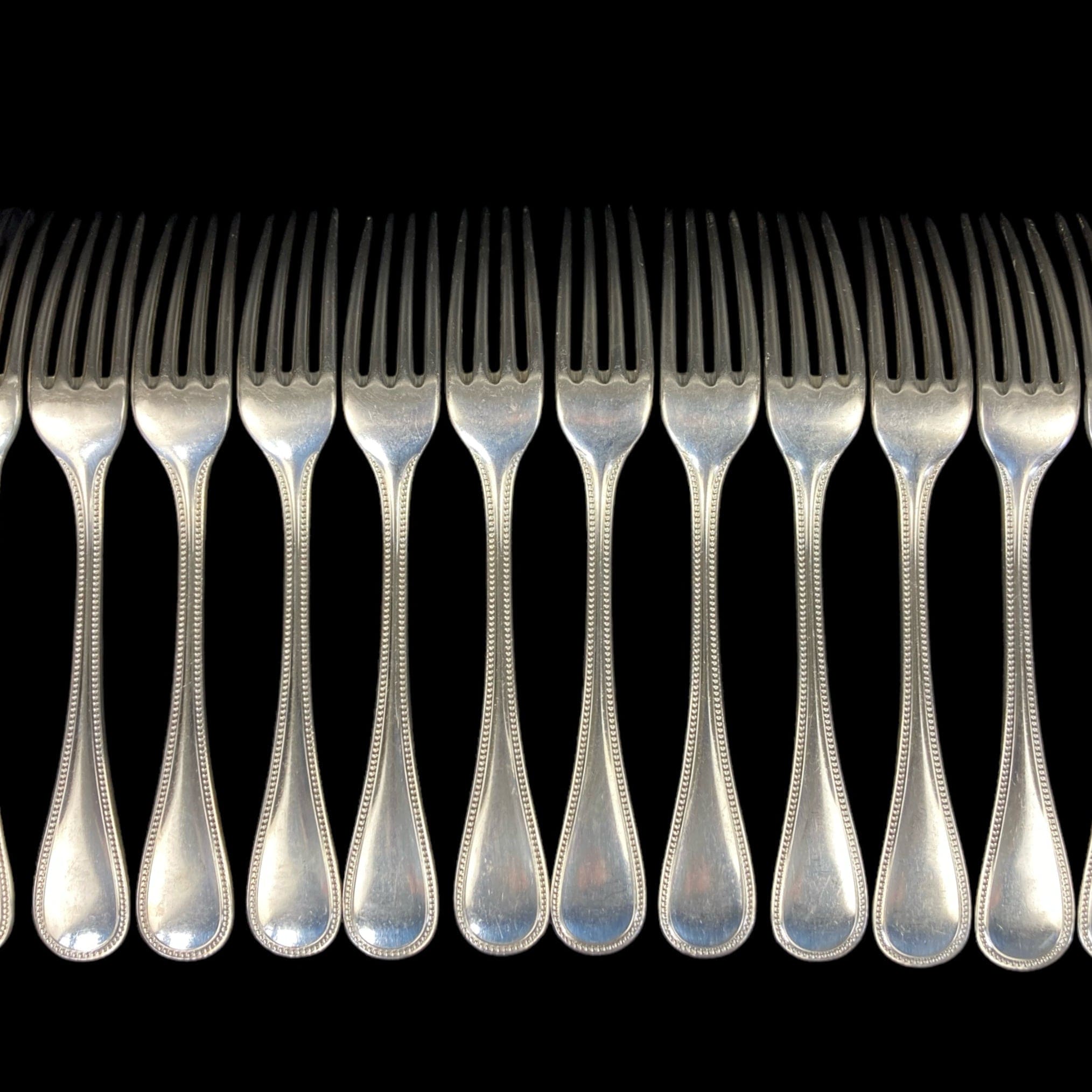 Christofle perles fourchettes de table