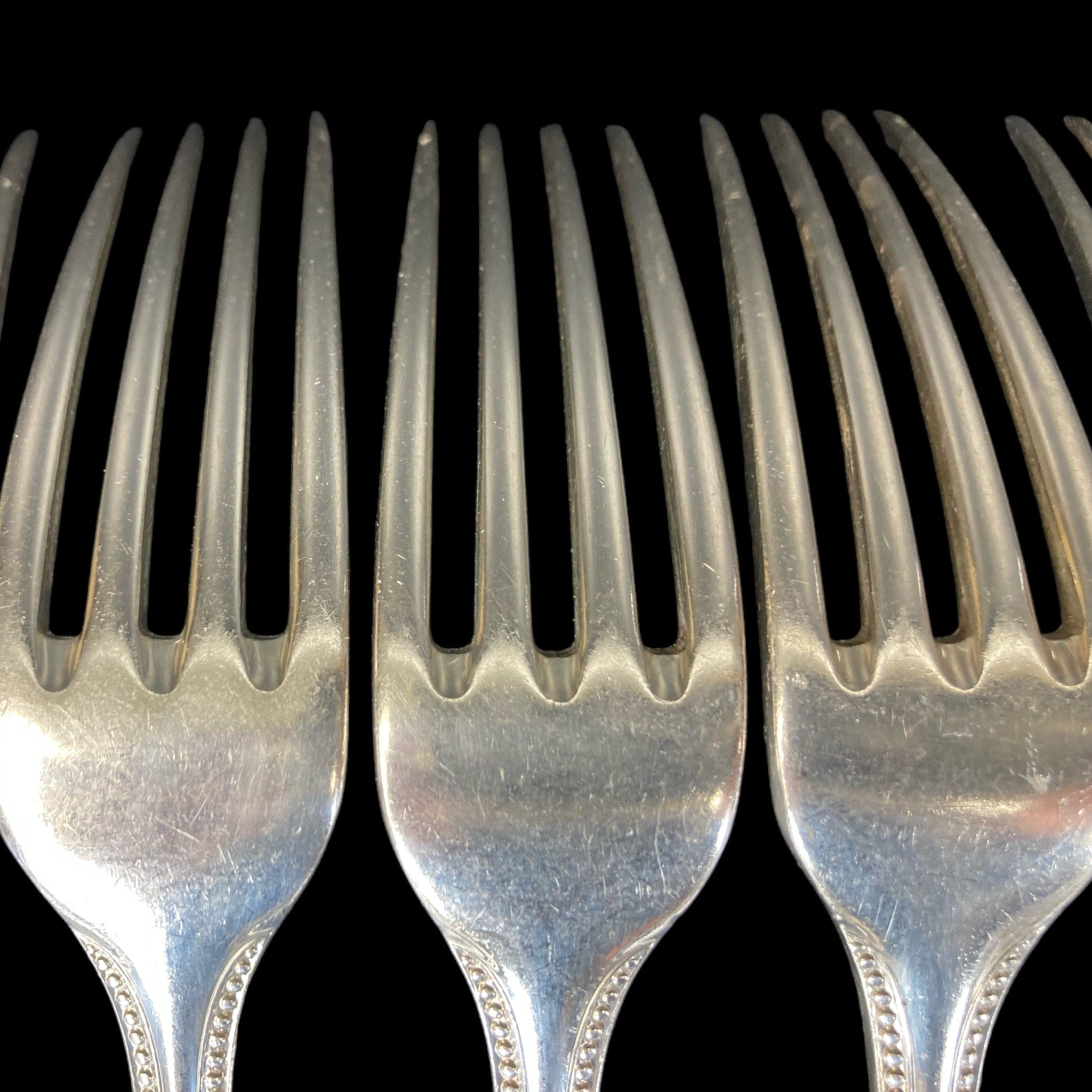 Christofle perles fourchettes de table