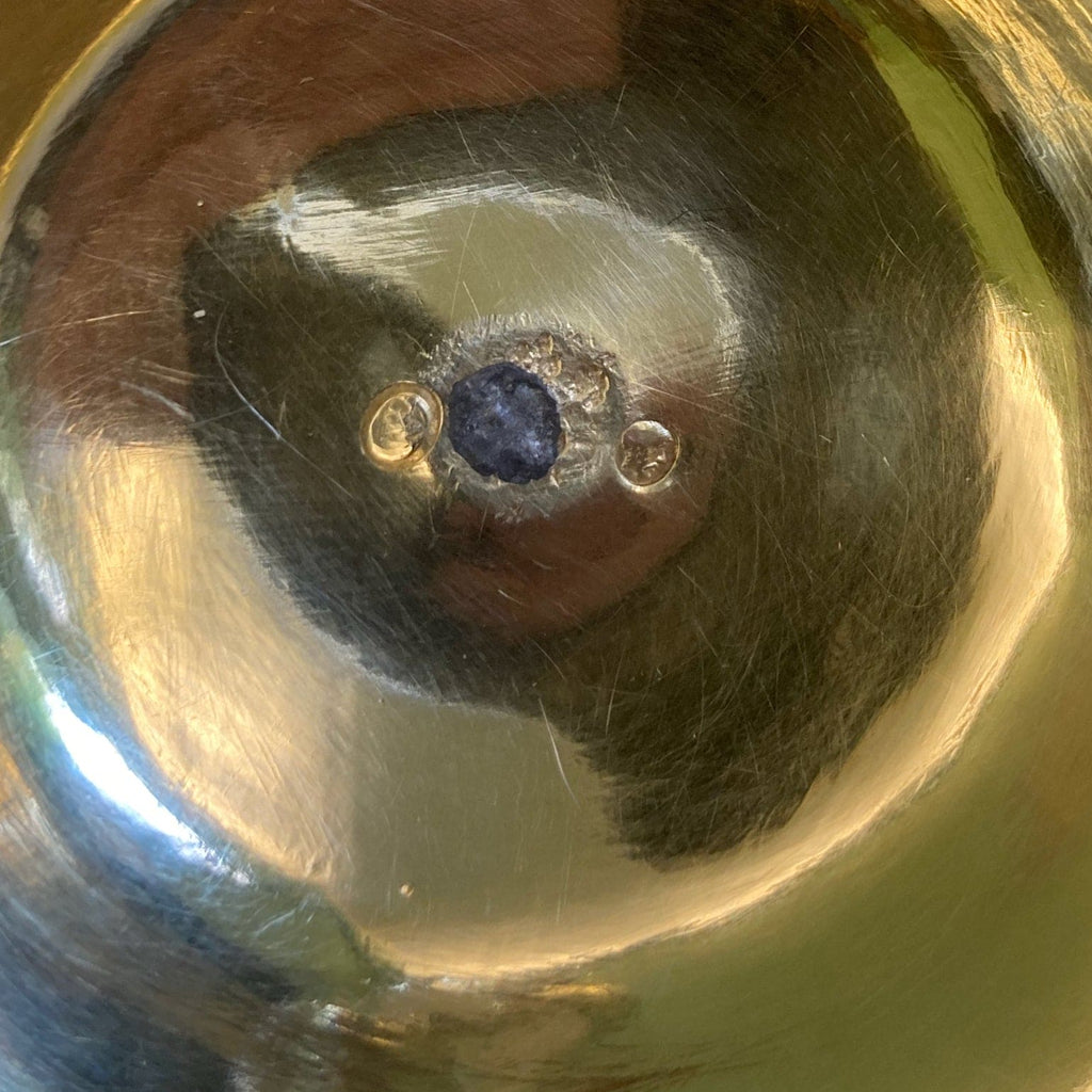 Ancien Ciboire époque Empire en argent massif et vermeil