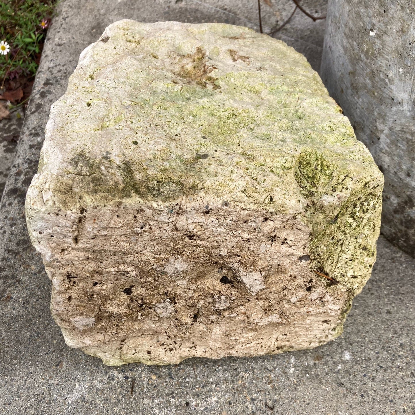 contrepoids en pierre pour tournebroche ancien