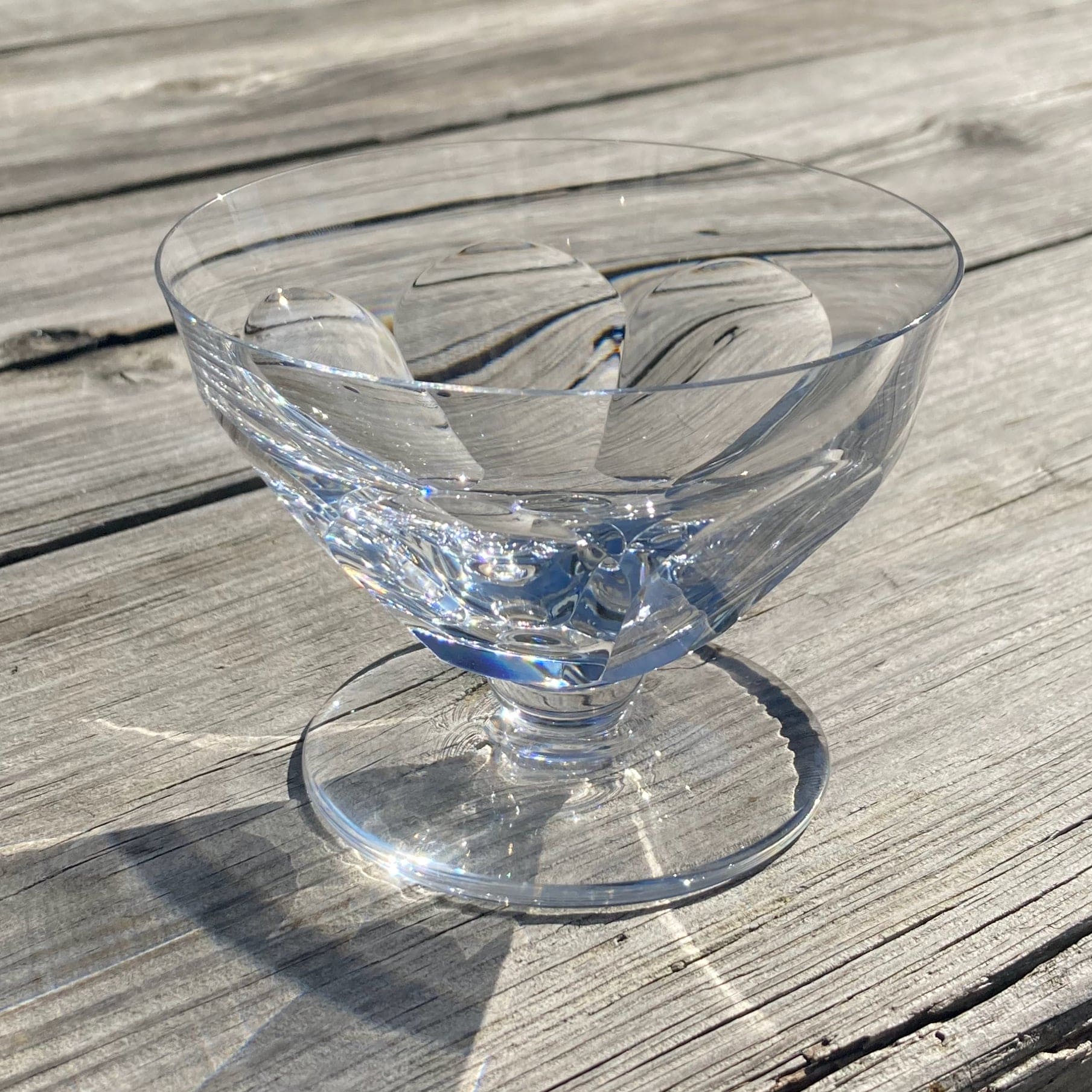 Coupe à champagne en cristal de Baccarat