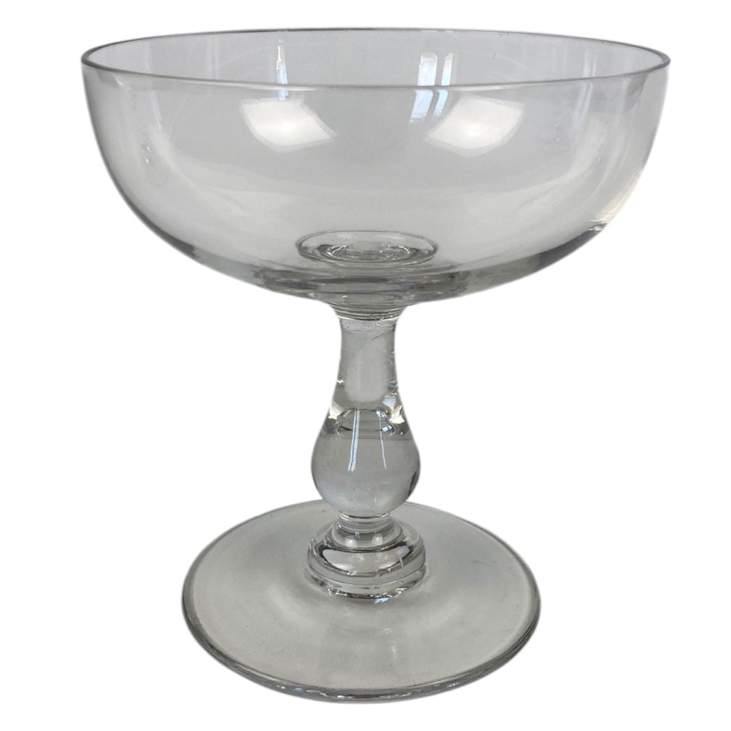 4 Coupes à champagne en cristal de  Baccarat vers 1900
