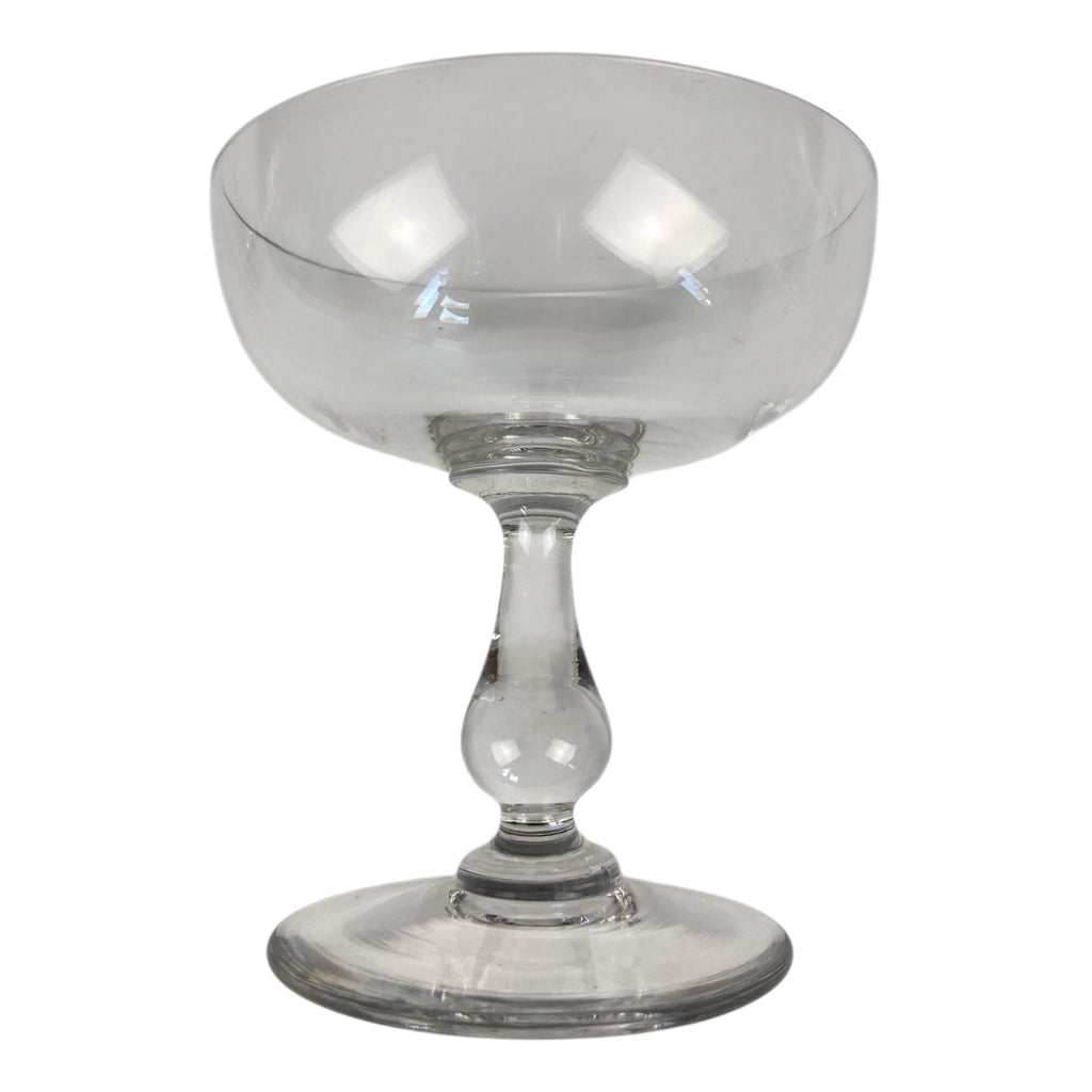 4 Coupes à champagne en cristal de  Baccarat vers 1900