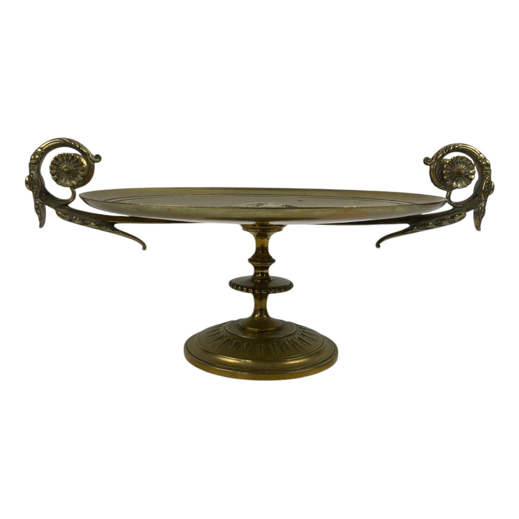 Coupe en bronze ancienne décor Minerve