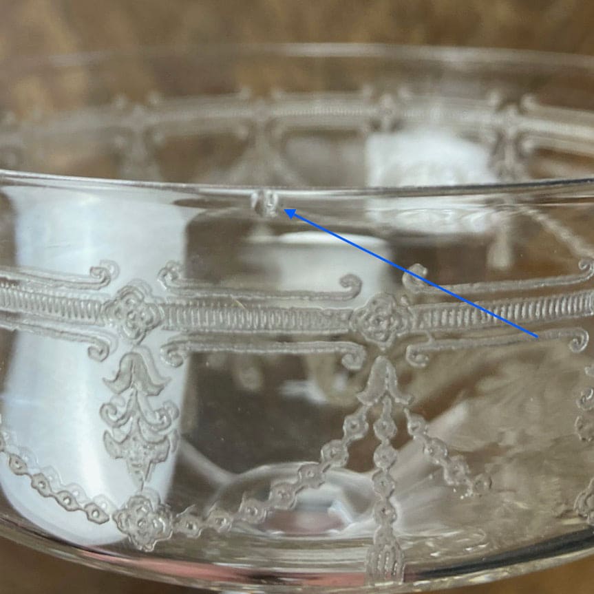 coupe cristal Saint-Louis