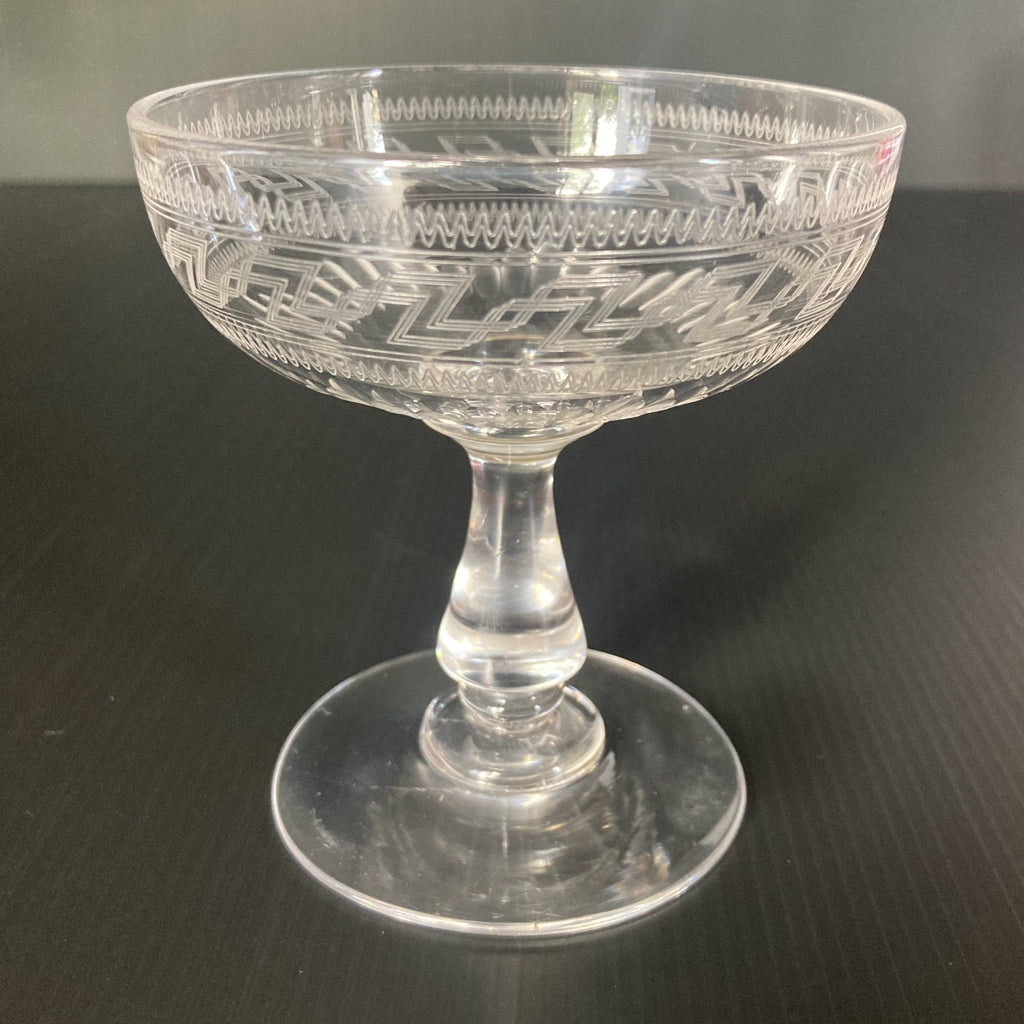 Paire de coupes cristal Baccarat
