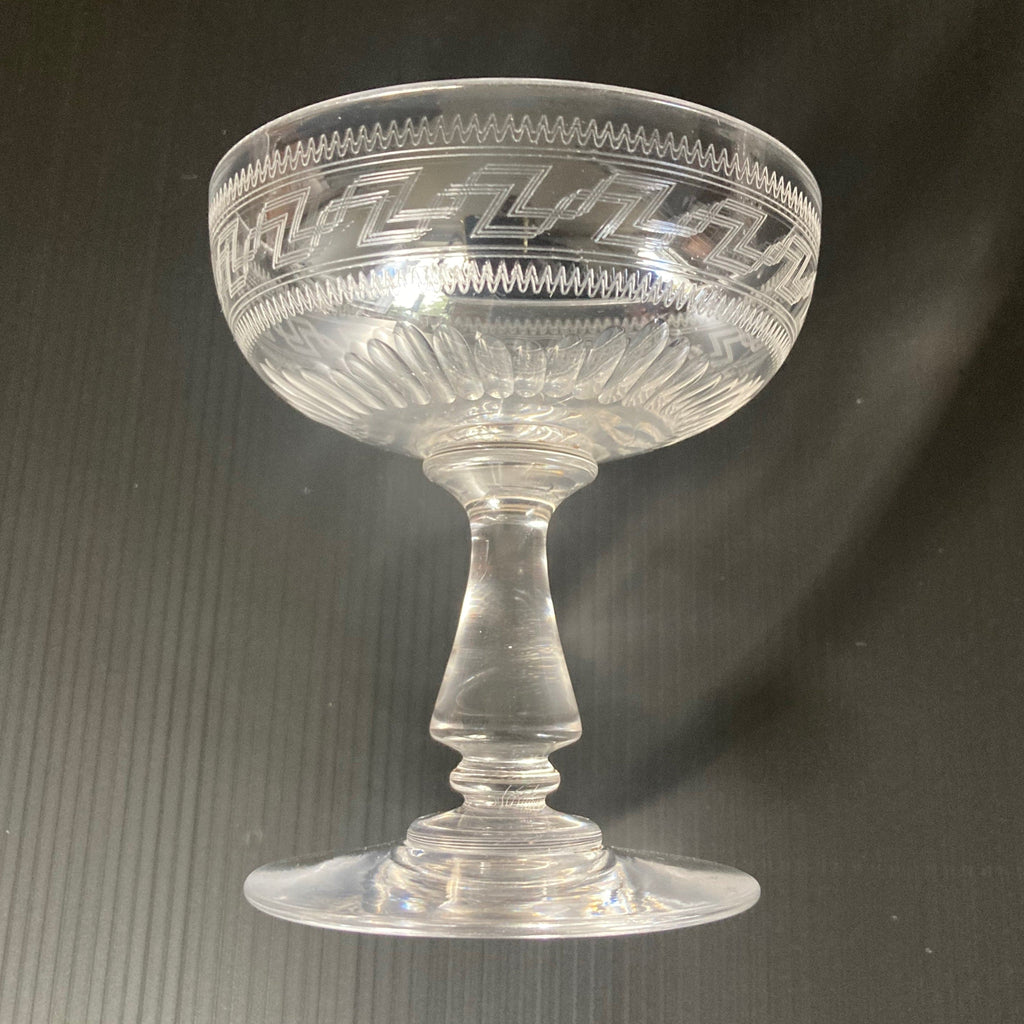 Paire de coupes cristal Baccarat