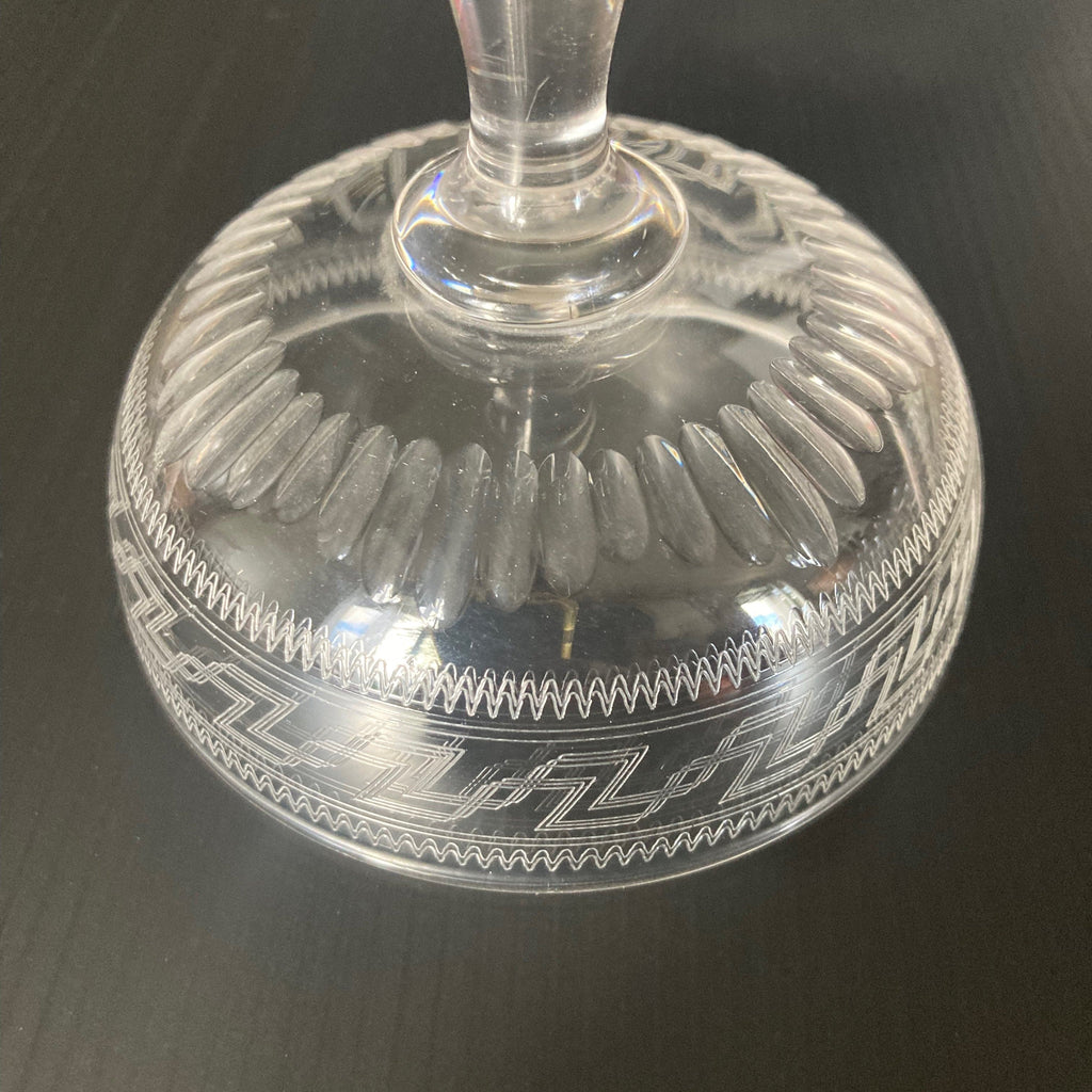 Paire de coupes cristal Baccarat