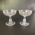 Paire de coupes cristal Baccarat