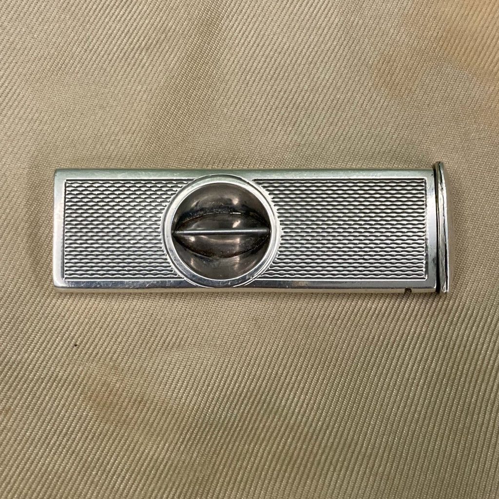 Coupe cigare de poche en argent massif vintage