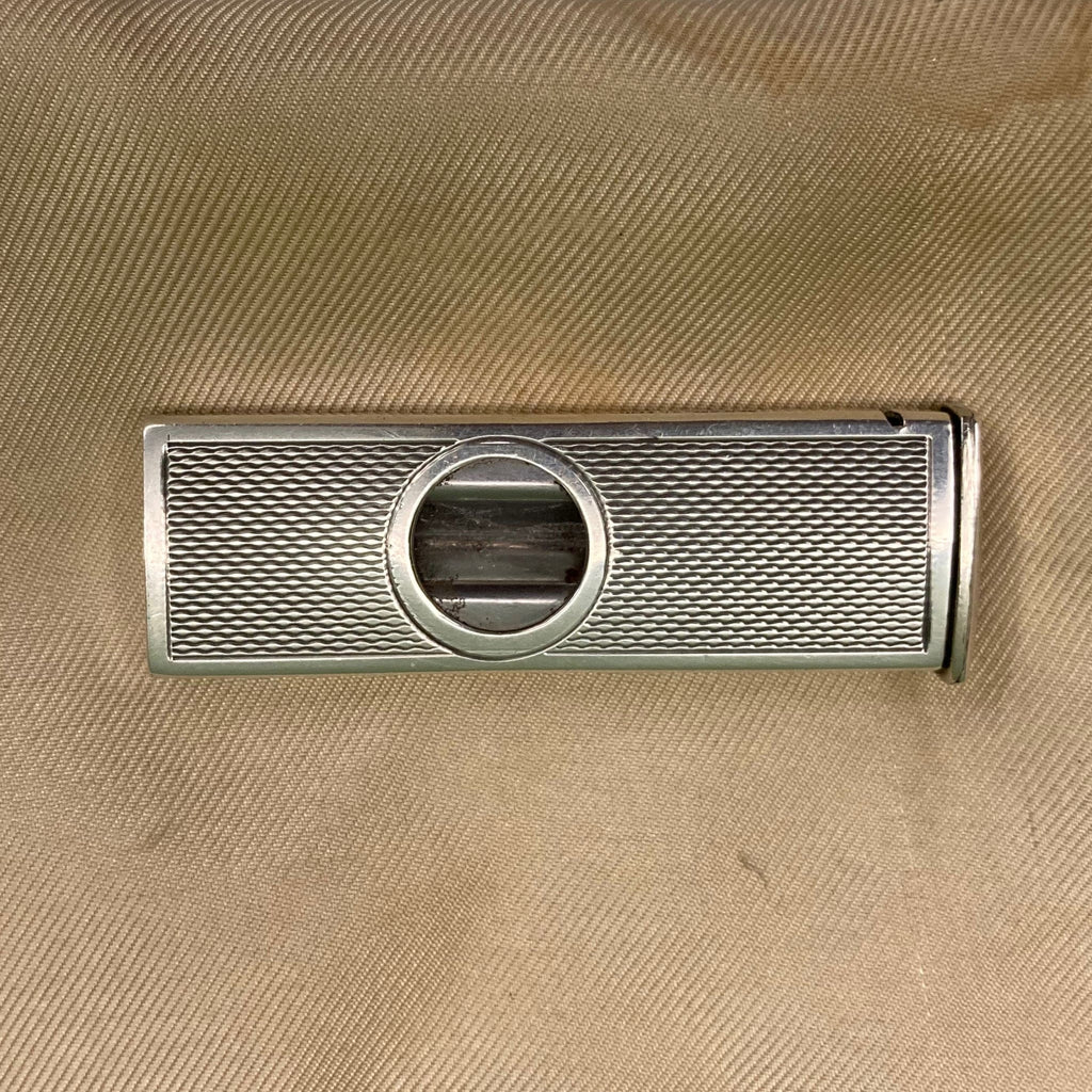 Coupe cigare de poche en argent massif vintage