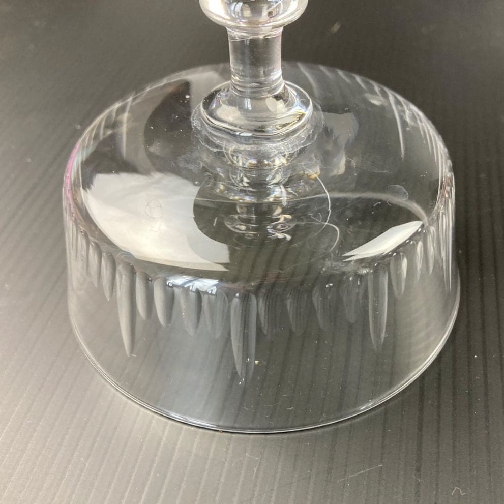 6 coupes à champagne en cristal de Baccarat