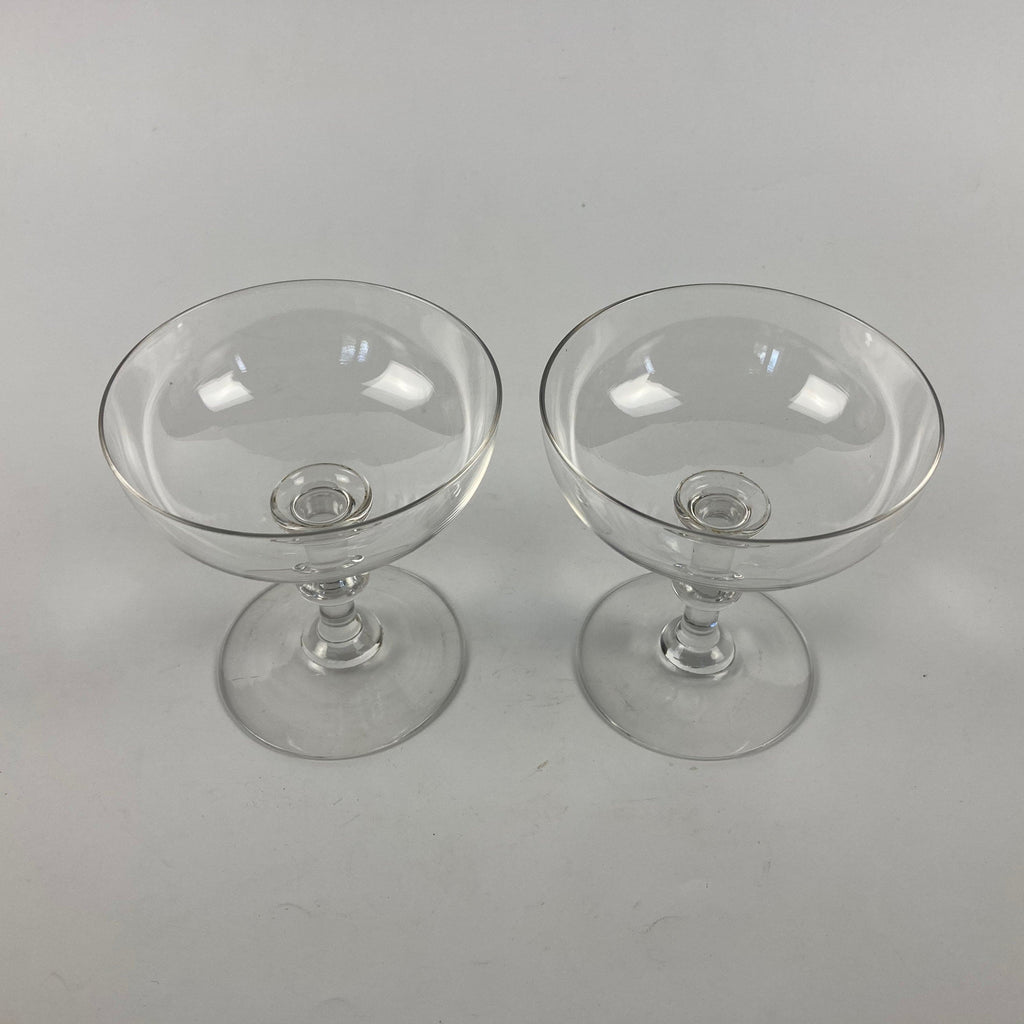 paire de coupes à champagne cristal BACCARAT