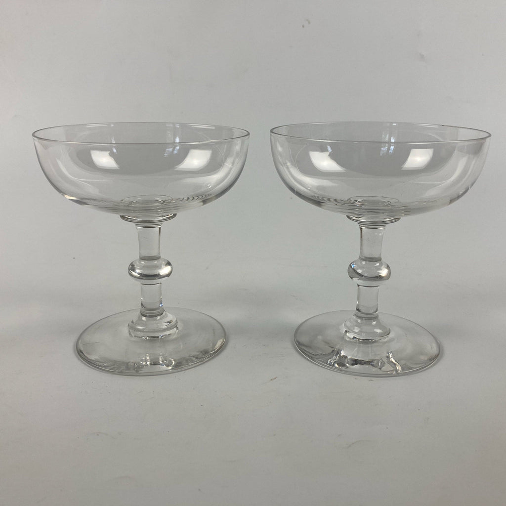 paire de coupes à champagne cristal BACCARAT