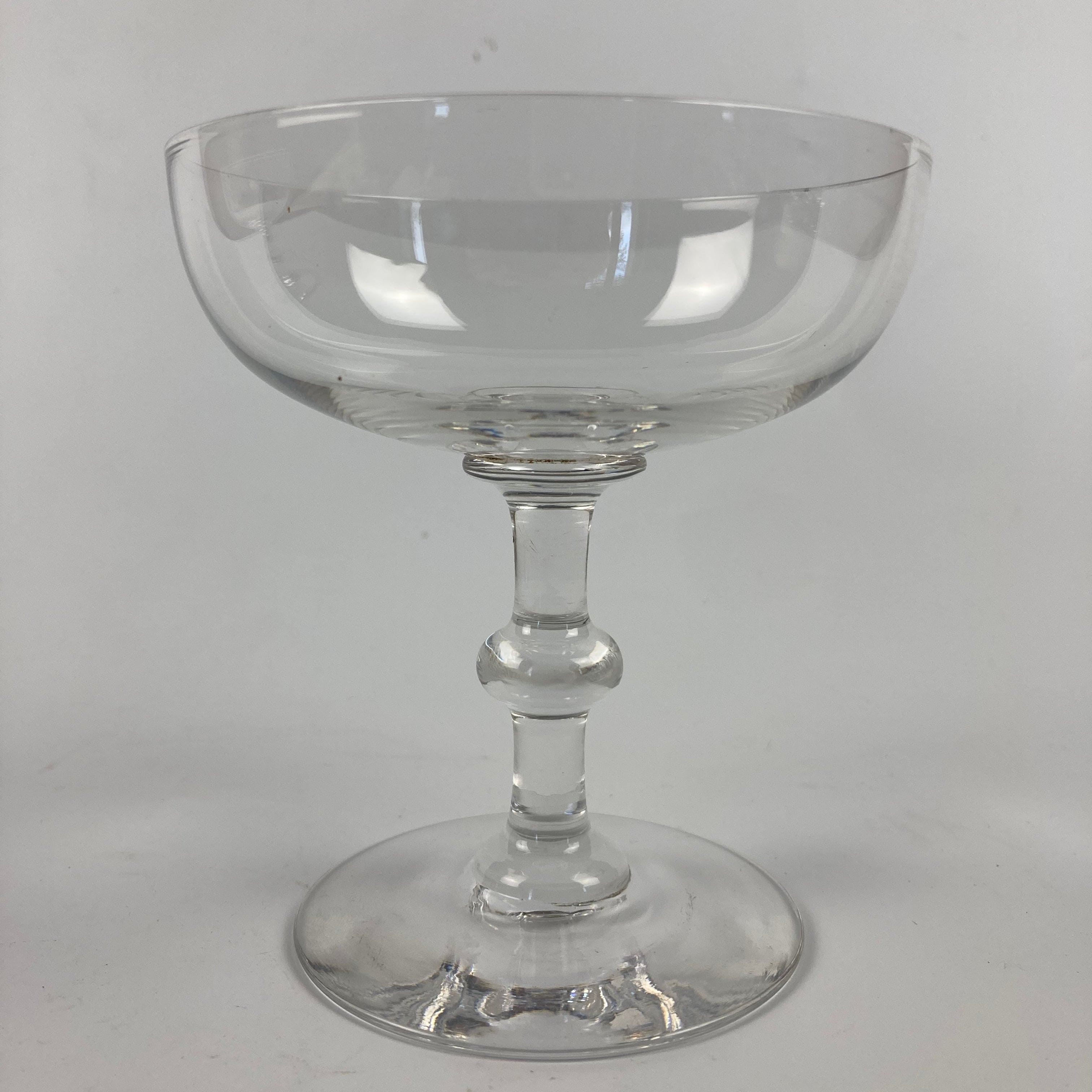 paire de coupes à champagne cristal BACCARAT