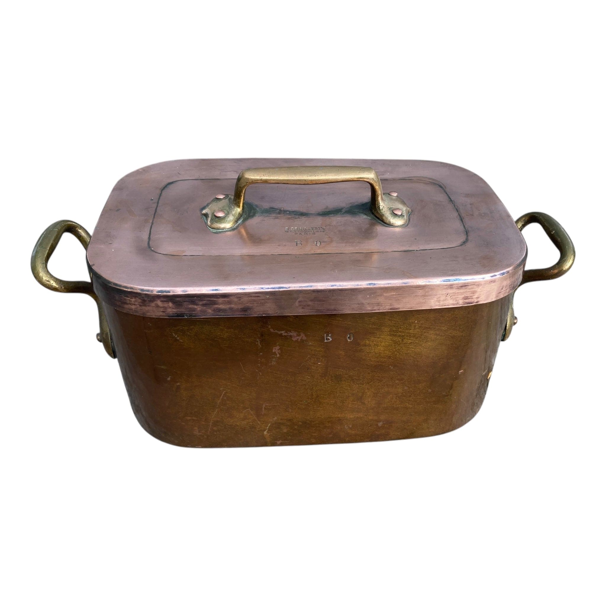 Dehillerin daubière cuivre étamé vers 1920