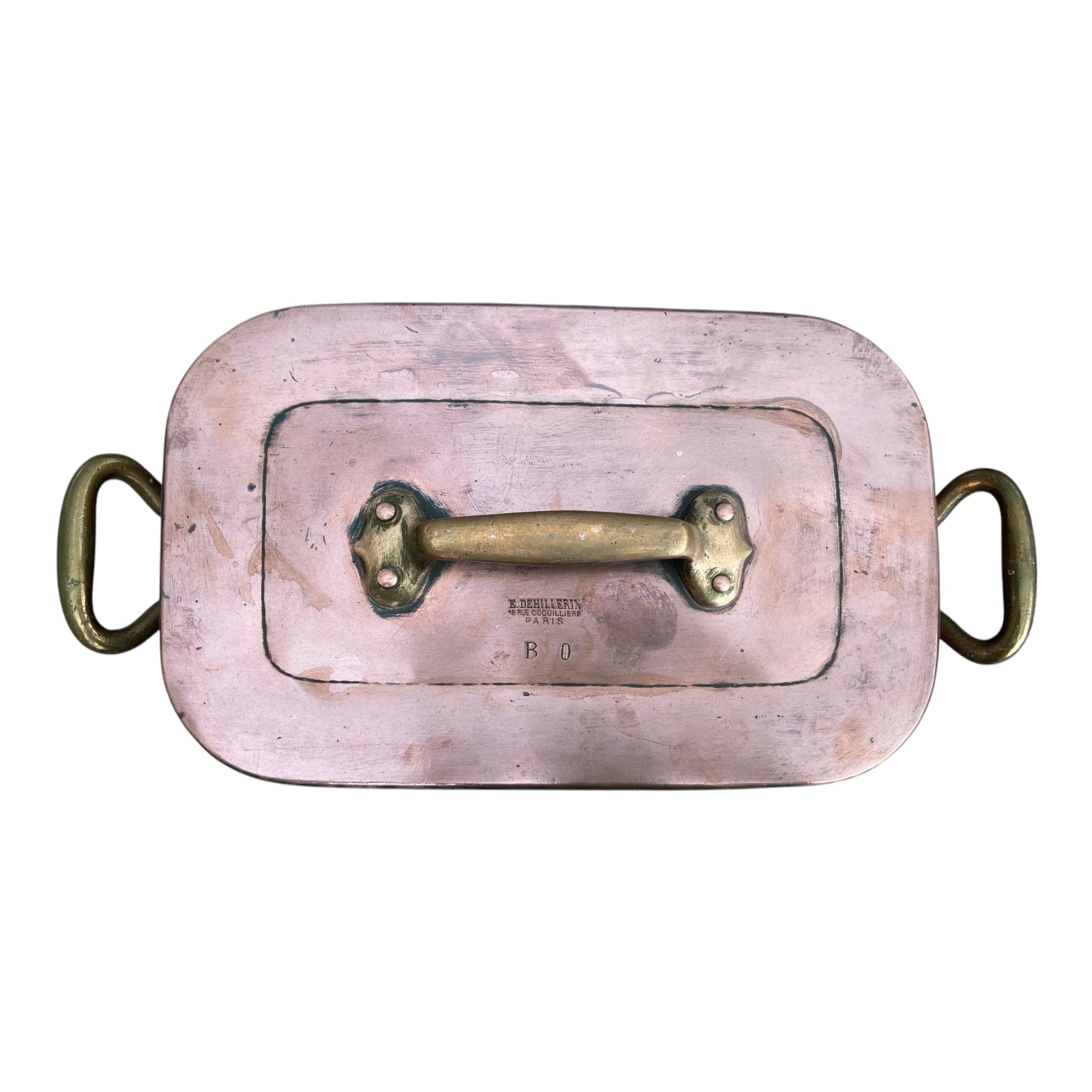 Dehillerin daubière cuivre étamé vers 1920